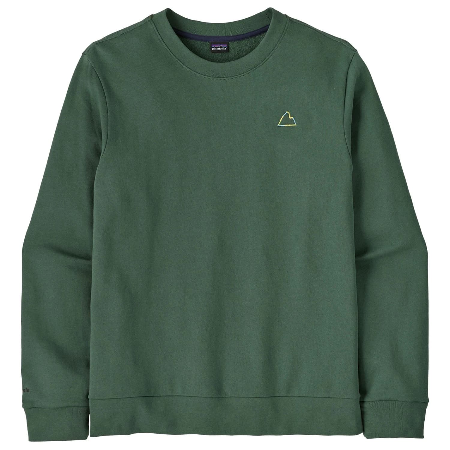 Мъжки пуловер Patagonia Fitz Roy Massif Daily Crew Jumper - Canopy Green