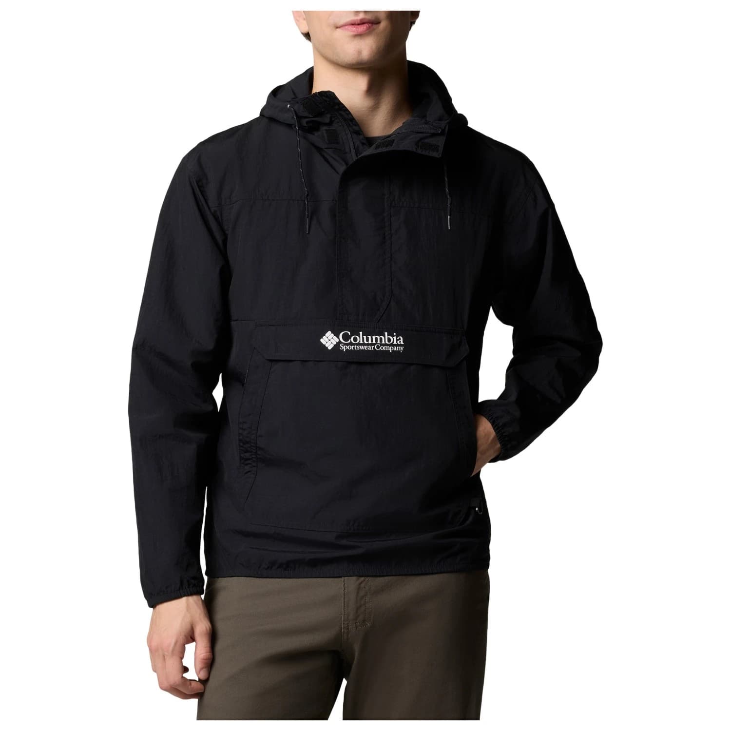 Мъжко ветрозащитно яке Columbia Challenger Windbreaker Anorak Windproof jacket - Black