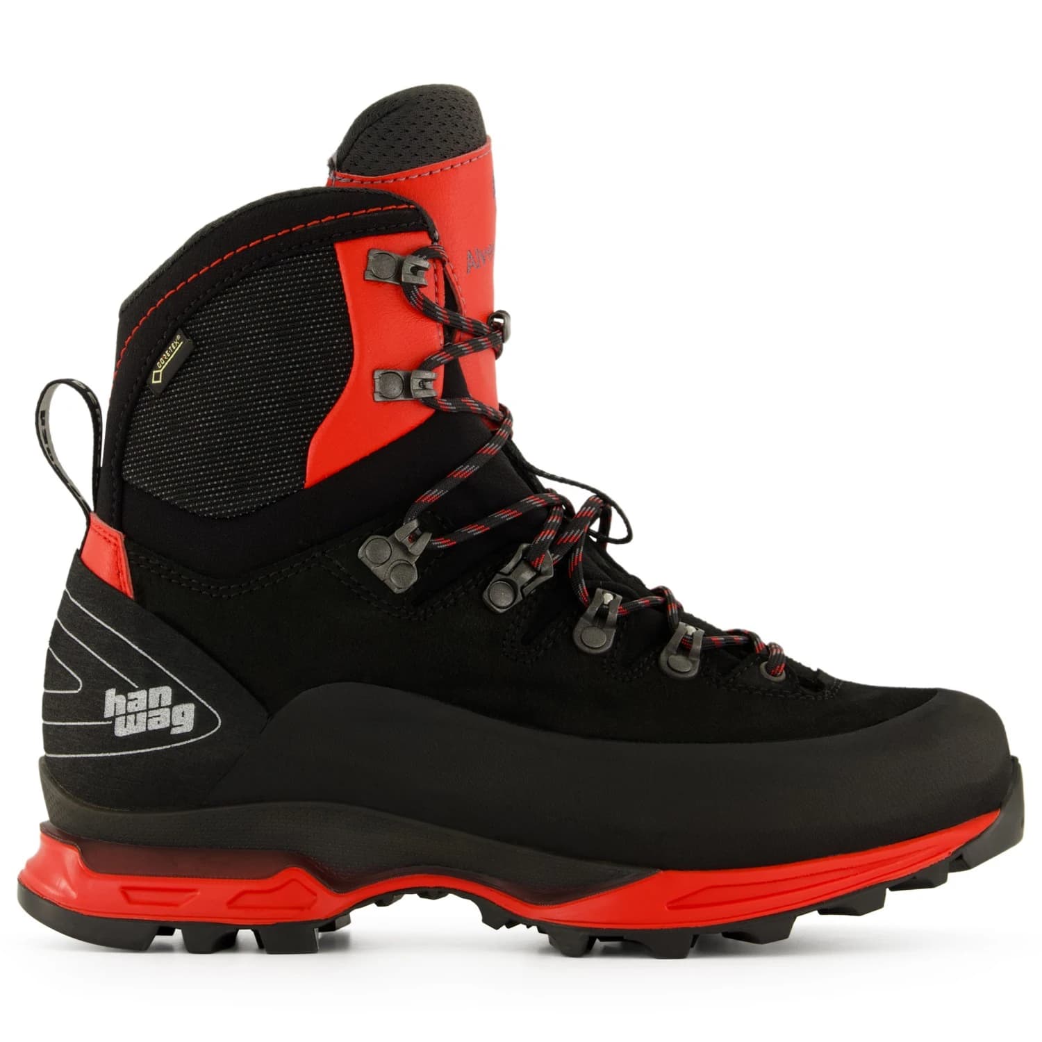 Мъжки туристически обувки Hanwag Alverstone II GTX Walking boots - Black / Red