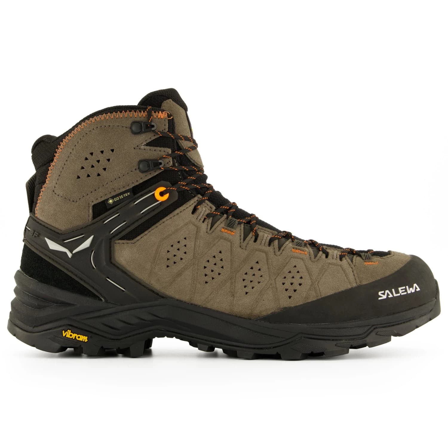 Мъжки туристически обувки Salewa Alp Trainer 2 Mid GTX Walking boots - Wallnut / Fluo Orange