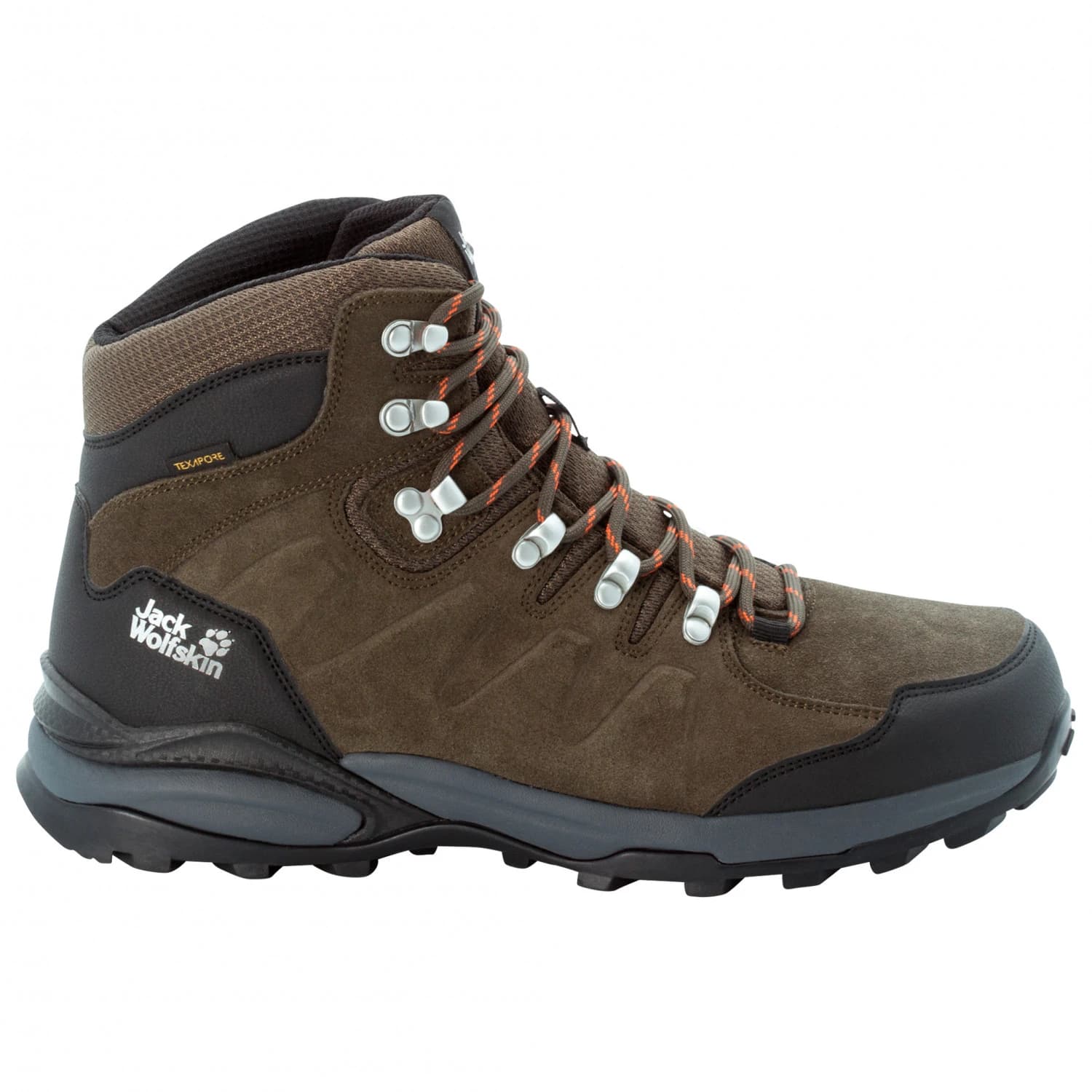 Мъжки туристически обувки Jack Wolfskin Refugio Texapore Mid Walking boots - Khaki / Phantom