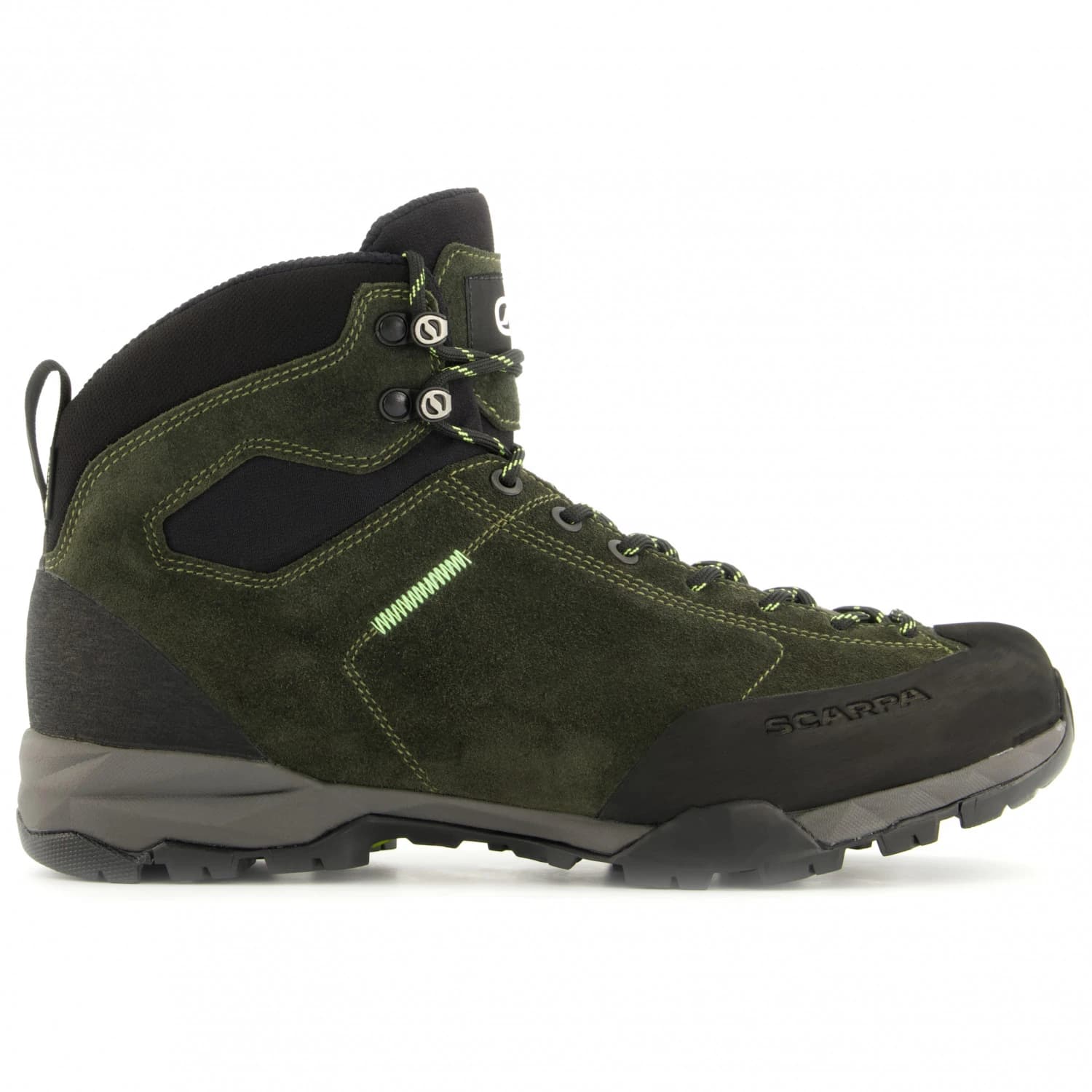 Мъжки туристически обувки Scarpa Mojito Hike GTX Suede Walking boots - Thyme Green / Lime