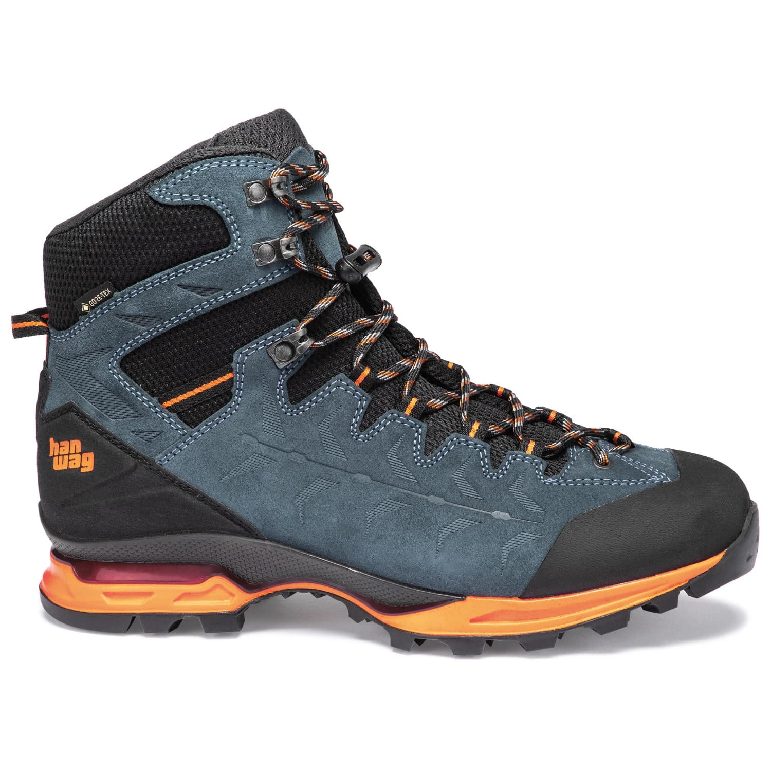 Мъжки туристически обувки Hanwag Makra Trek GTX Walking boots - Steel / Orange