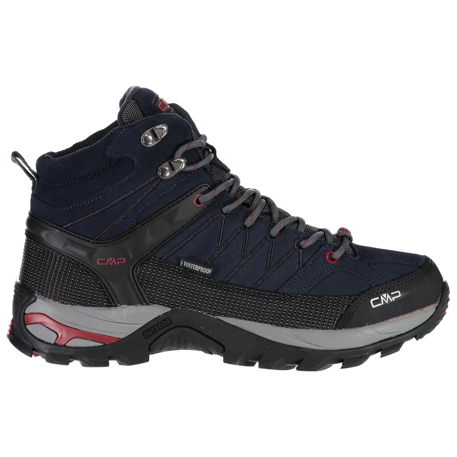 Мъжки туристически обувки Cmp Rigel Mid Trekking Shoes Waterproof Walking boots - Asphalt / Syrah