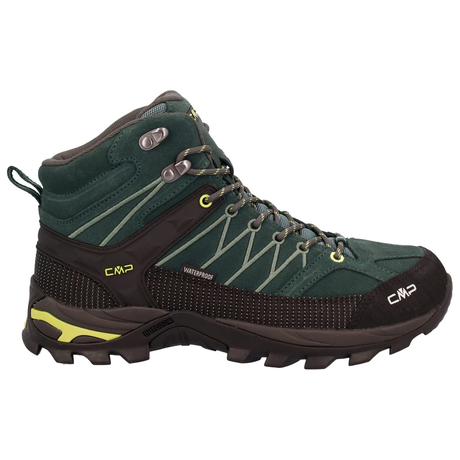 Мъжки туристически обувки CMP Rigel Mid Trekking Shoes Waterproof Walking boots - Trek Green / Apple
