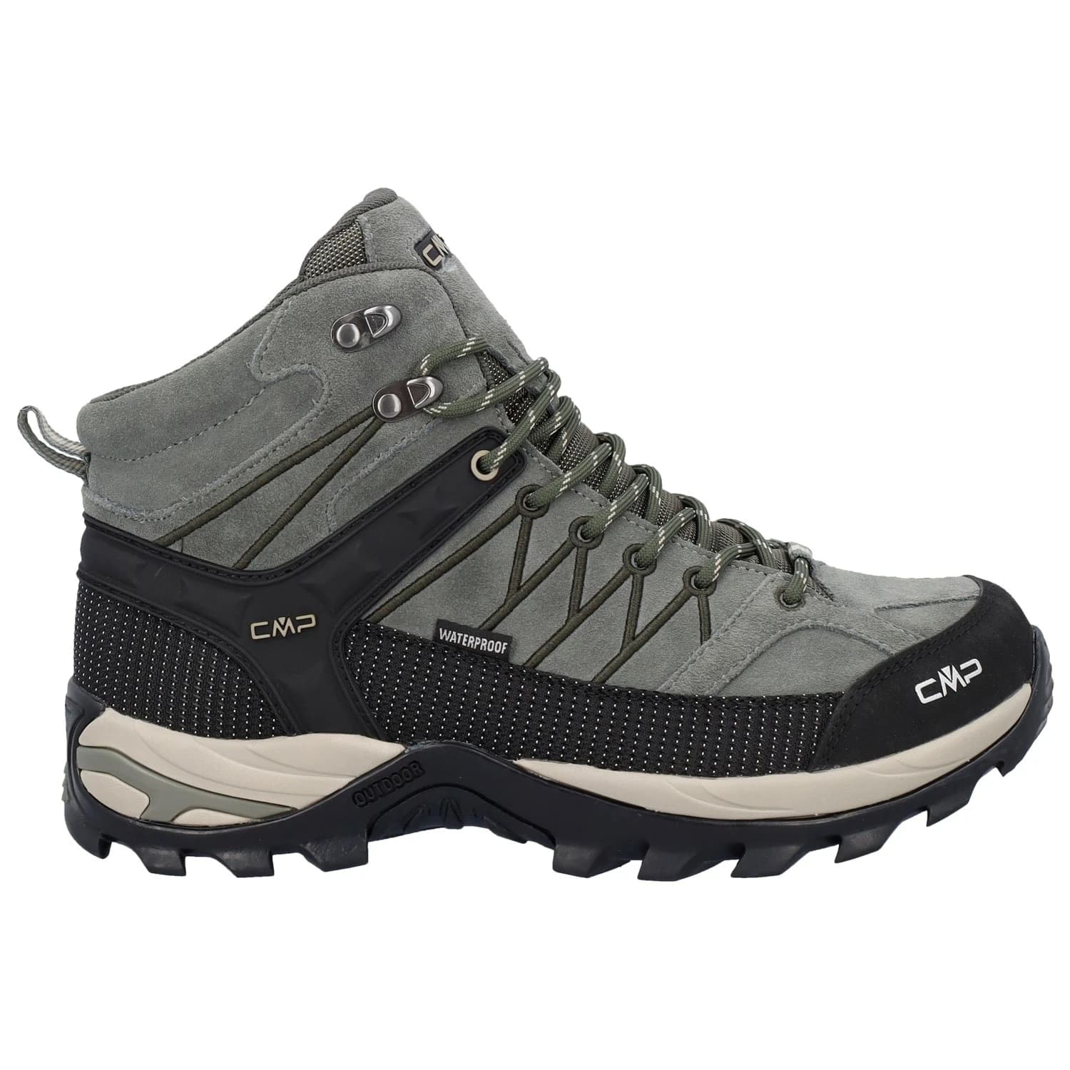 Мъжки туристически обувки CMP Rigel Mid Trekking Shoes Waterproof Walking boots - Avocado / Pine