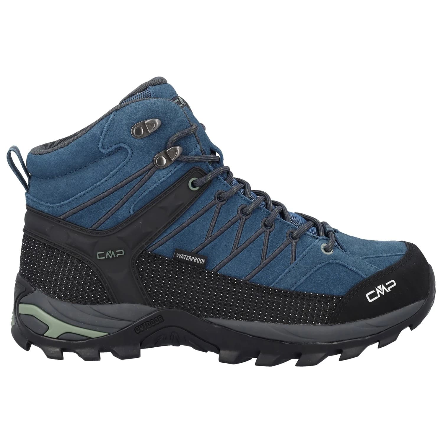 Мъжки туристически обувки CMP Rigel Mid Trekking Shoes Waterproof Walking boots - Avio / Salvia