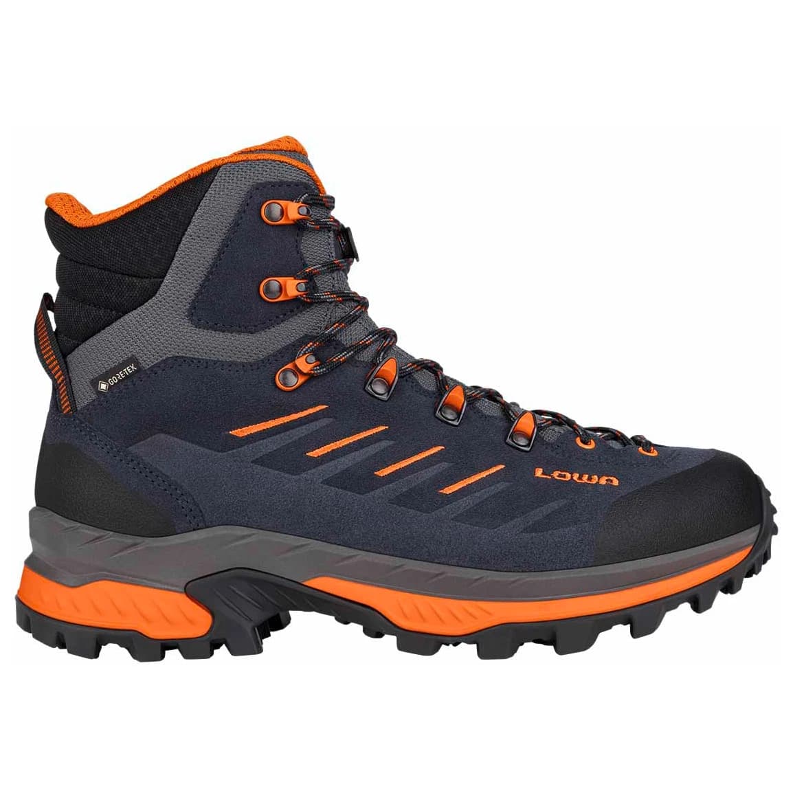 Мъжки туристически обувки Lowa Randir GTX Mid Walking boots - Navy / Flame