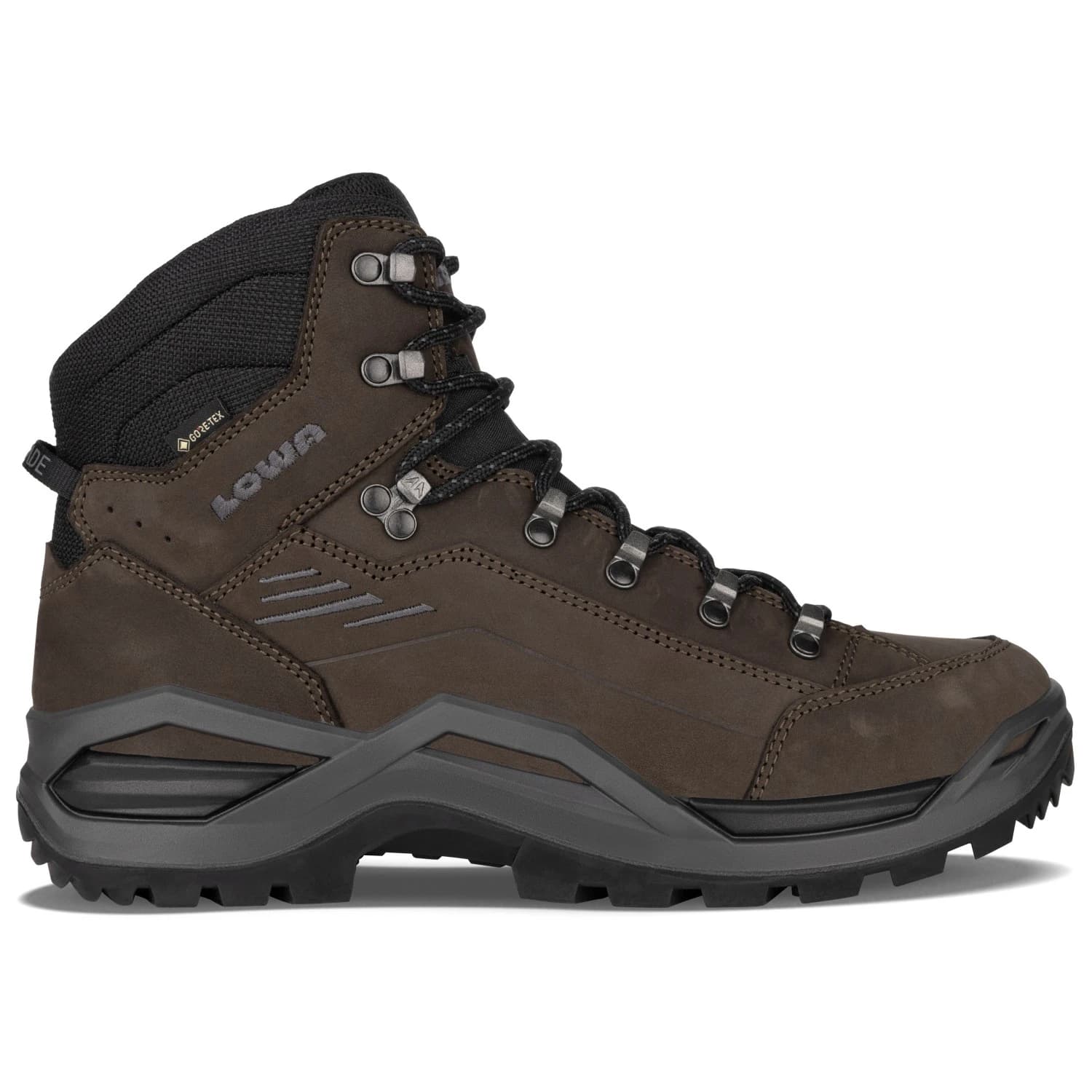 Мъжки туристически обувки Lowa Renegade Evo GTX Mid Walking boots - Dark Brown / Black