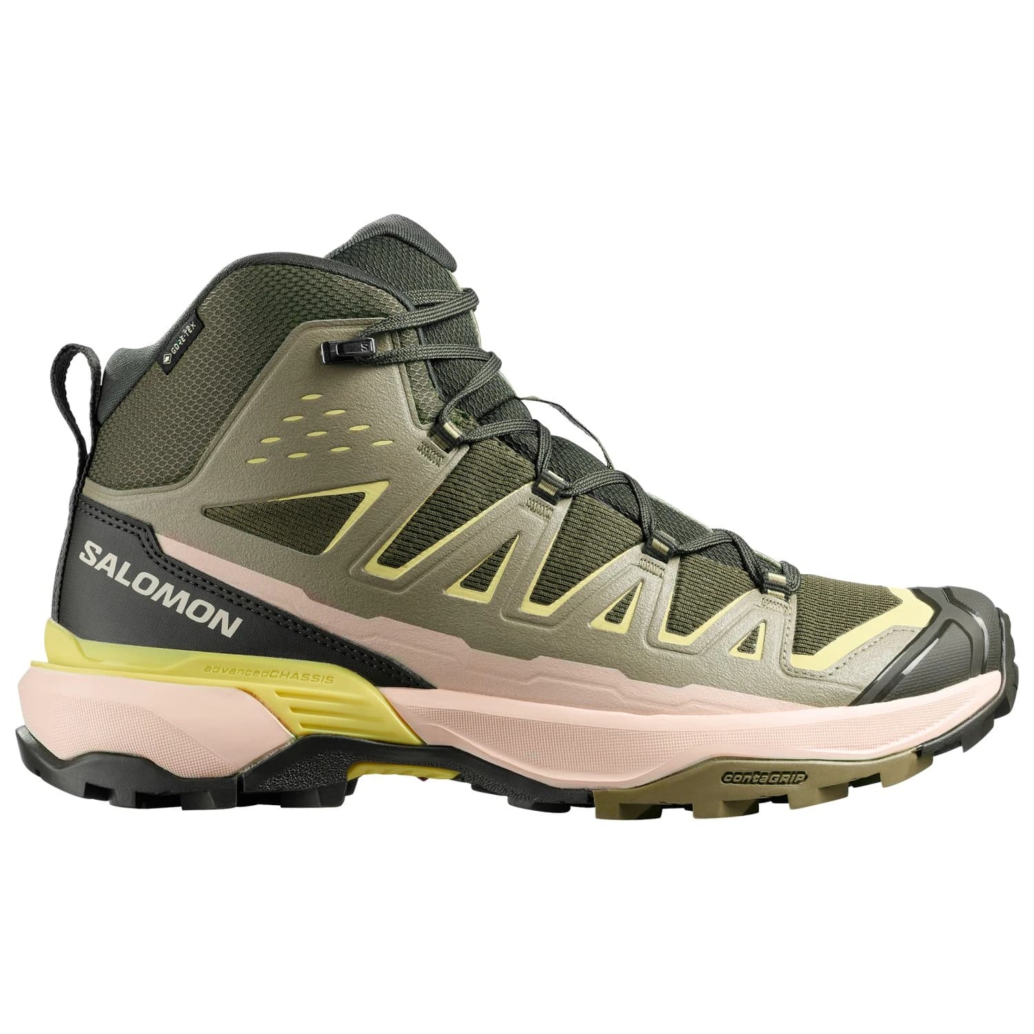 Мъжки туристически обувки Salomon X Ultra 360 Edge Mid GTX Walking boots - Olive Night / Aloe / Endive