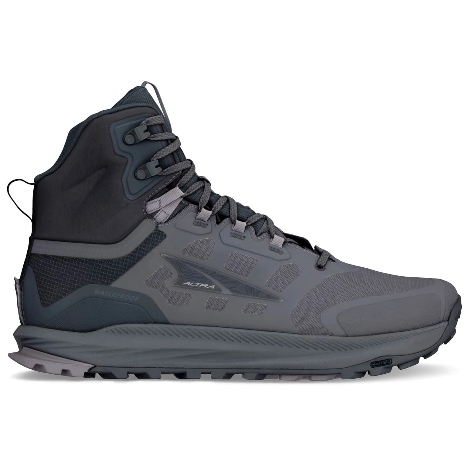 Мъжки туристически обувки Altra Lone Peak 9 Waterproof Mid Walking boots - Black / Gray