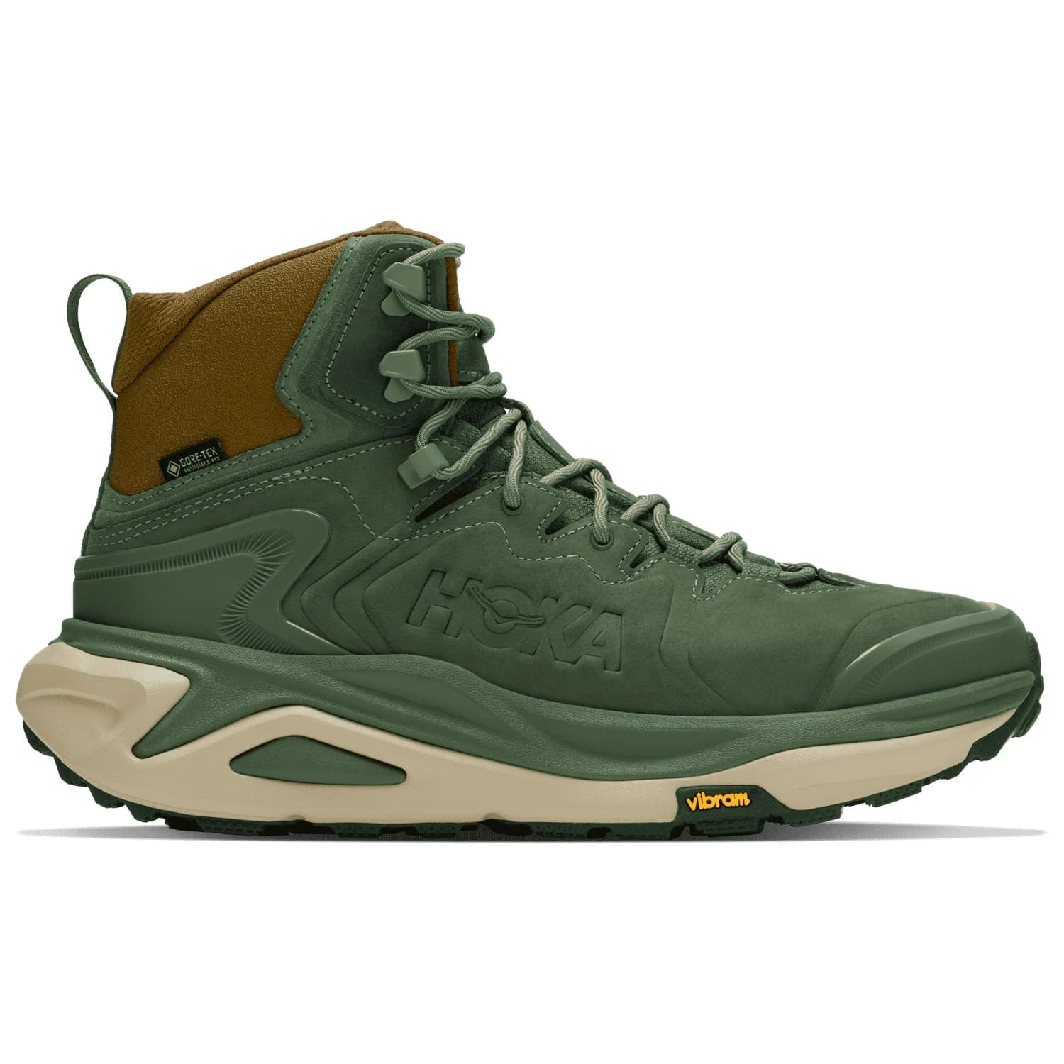 Мъжки туристически обувки HOKA Kaha 3 GTX Walking boots - Nettle Leaf / Barley Flour