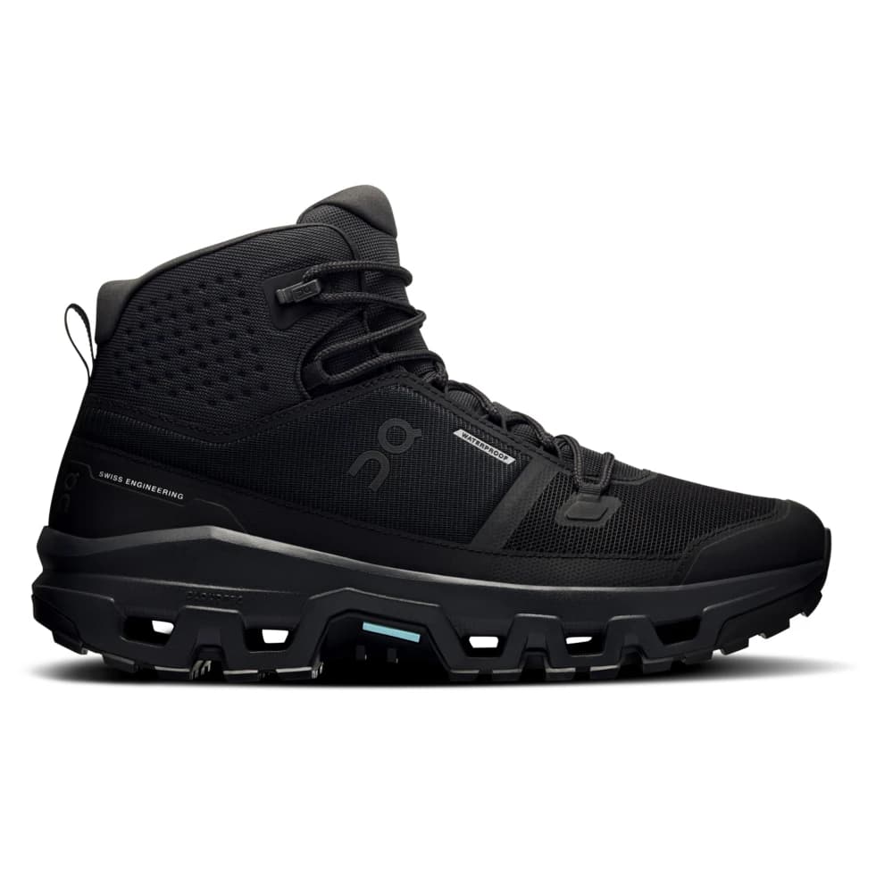 Мъжки туристически обувки On Cloudrock Mid WP Walking boots - Black / Black