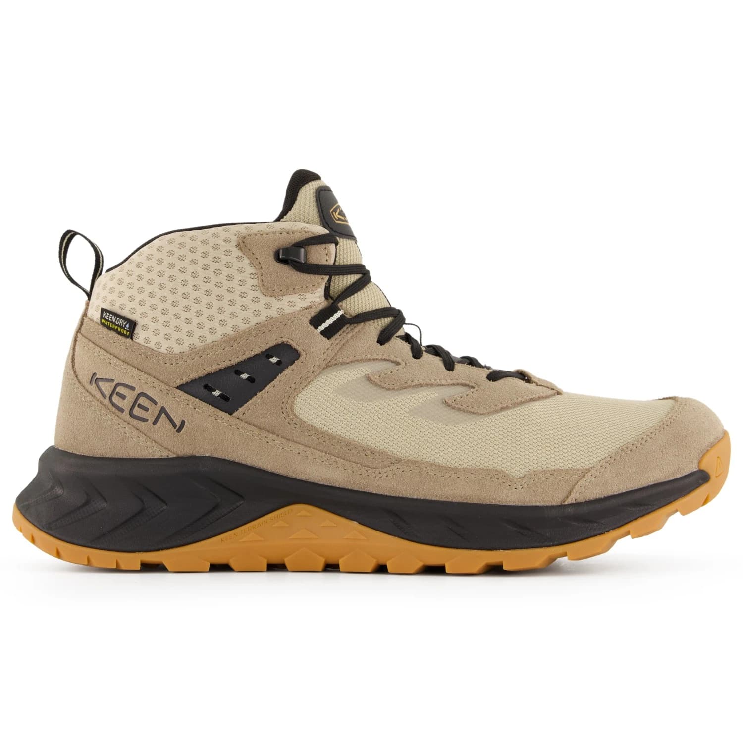 Мъжки туристически обувки Keen Hightrail Mid WP Walking boots - Brindle / Oak Buff