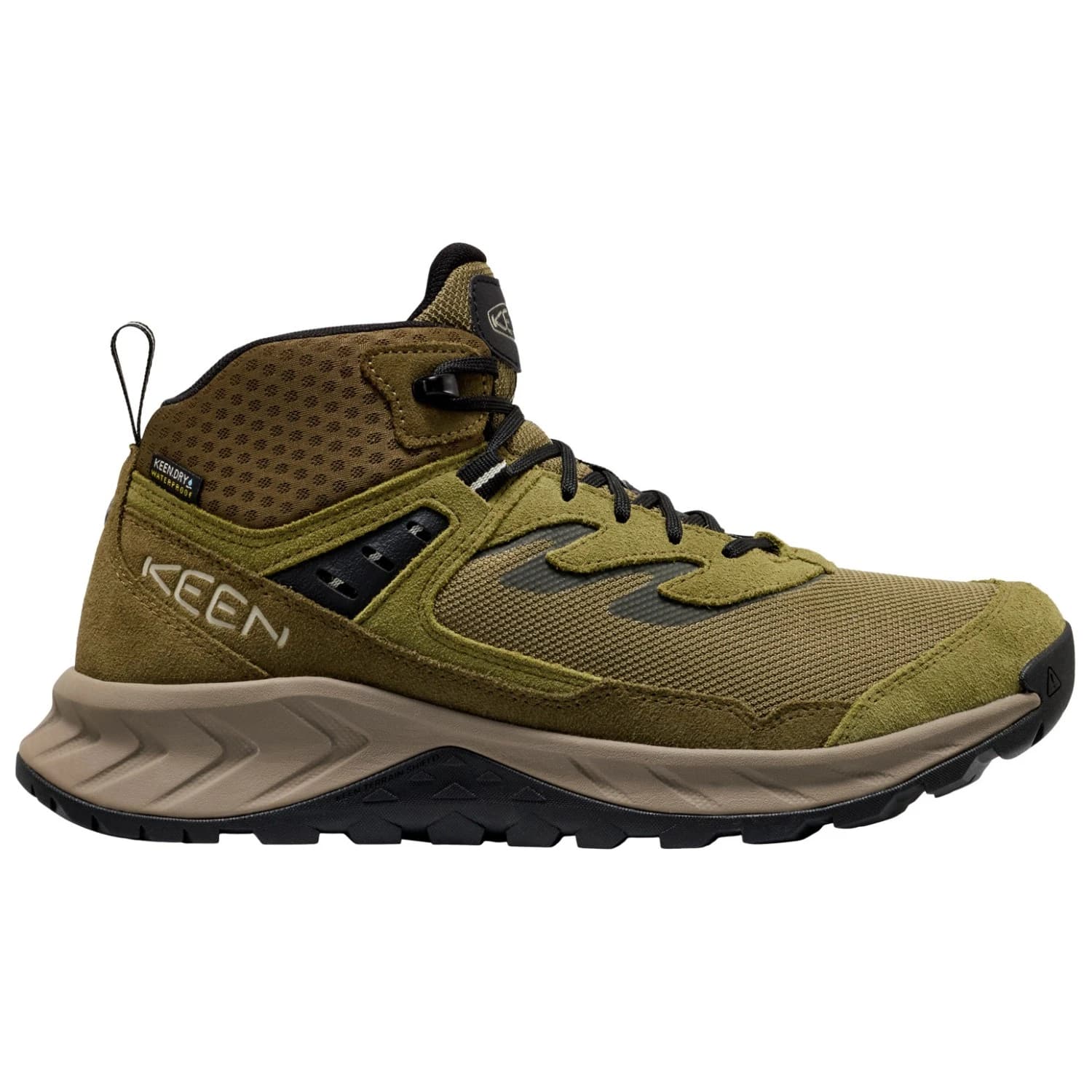 Мъжки туристически обувки Keen Hightrail Mid WP Walking boots - Martini Olive / Dark Olive