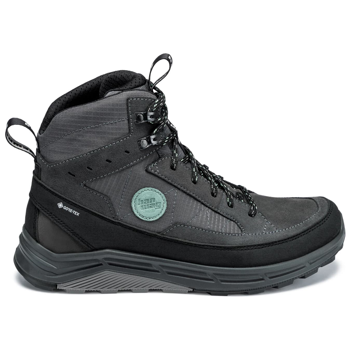 Мъжки туристически обувки Hanwag Rotpunkt Light Mid GTX Walking boots - Asphalt / Black