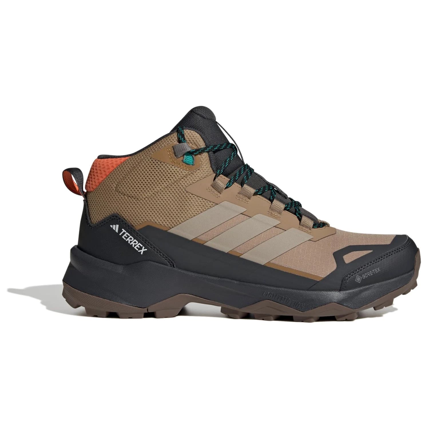 Мъжки туристически обувки adidas Terrex Terrex Skychaser AX5 Mid GORE-TEX Walking boots - Cardboard / Blanch Cargo / Semi Impact Orange