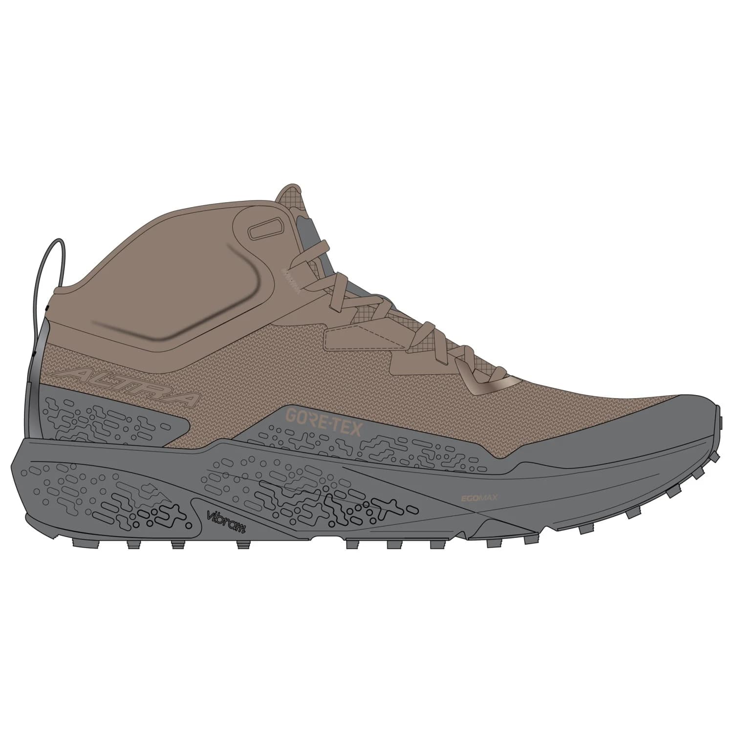 Мъжки туристически обувки Altra Timp 6 Mid GTX Walking boots - Mountain Trail / Mountain Trail