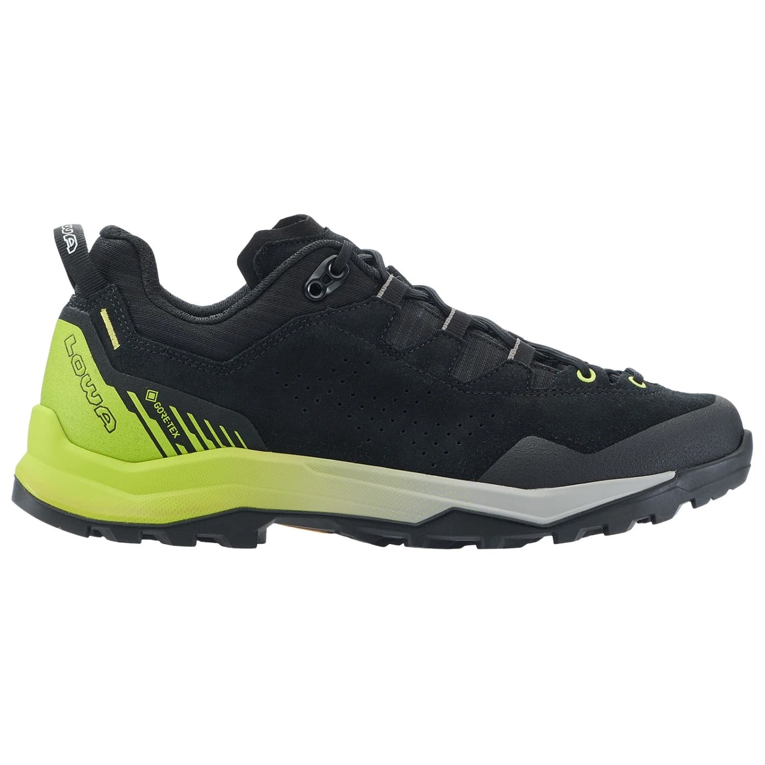 Мъжки туристически обувки Lowa Explorer GTX Lo Walking boots - Black / Lime