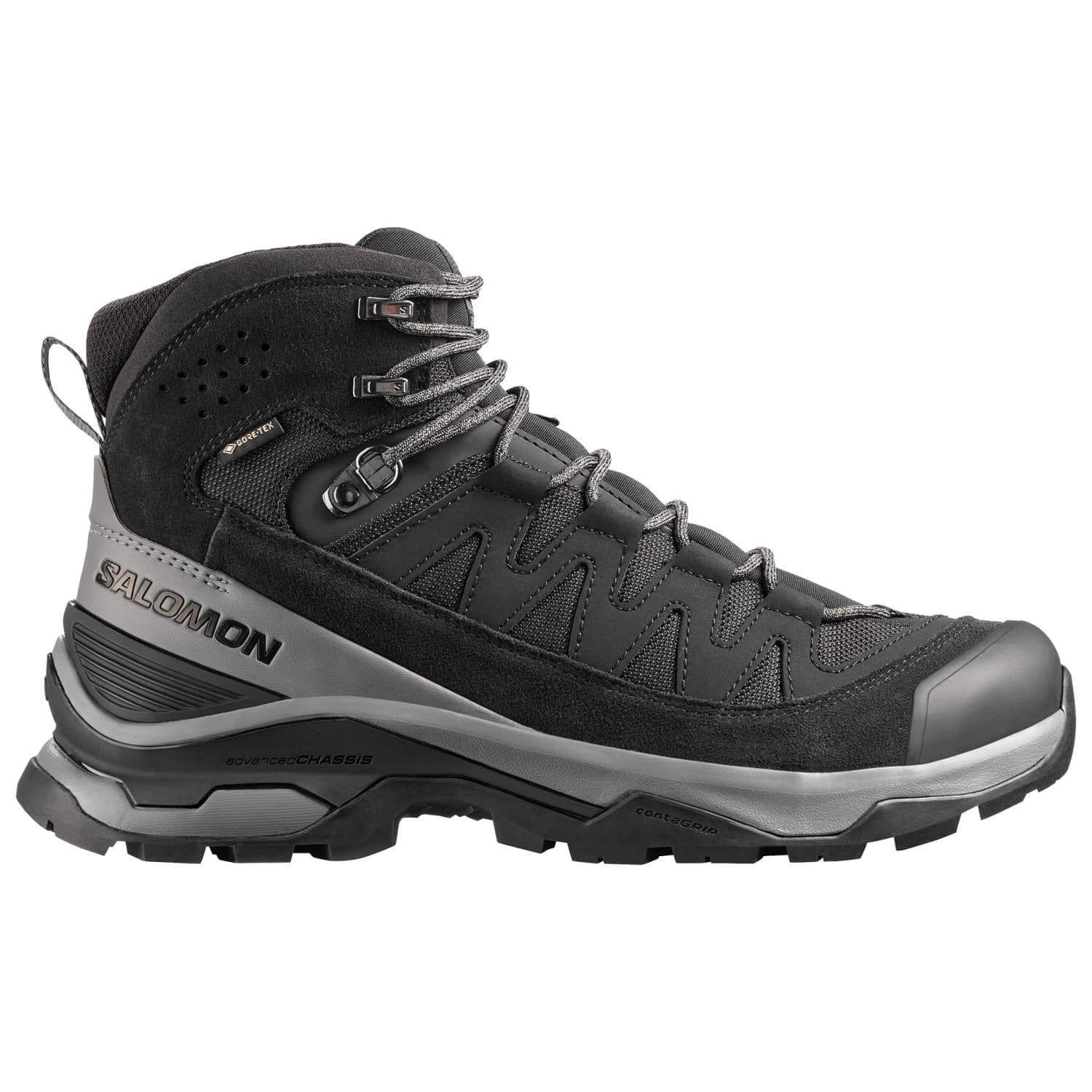 Мъжки туристически обувки Salomon Quest Echo GORE-TEX Walking boots - Black / Castlerock / Black