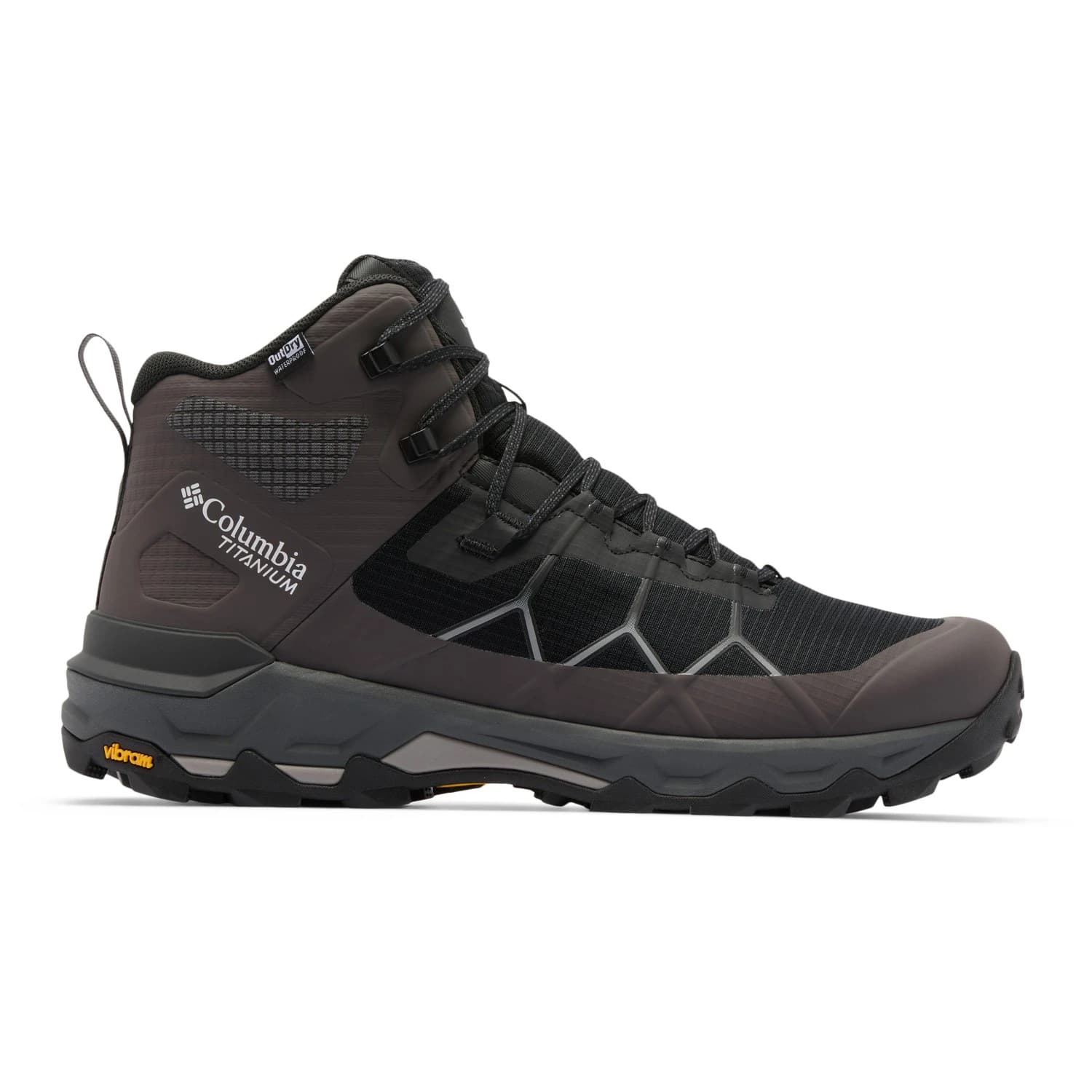 Мъжки туристически обувки Columbia Peakfreak Titanium Outdry Mid Walking boots - Black / Ti Titanium
