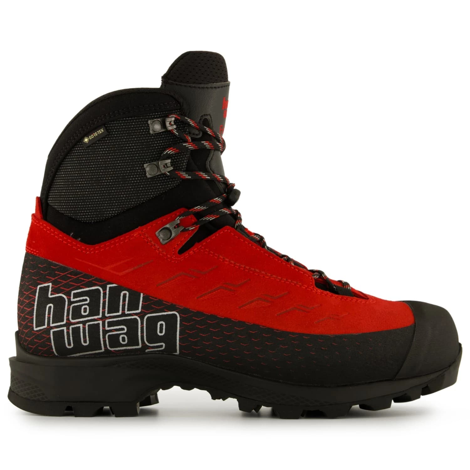Мъжки алпийски обувки Hanwag Ferrata Tour GTX Mountaineering boots - Red / Black
