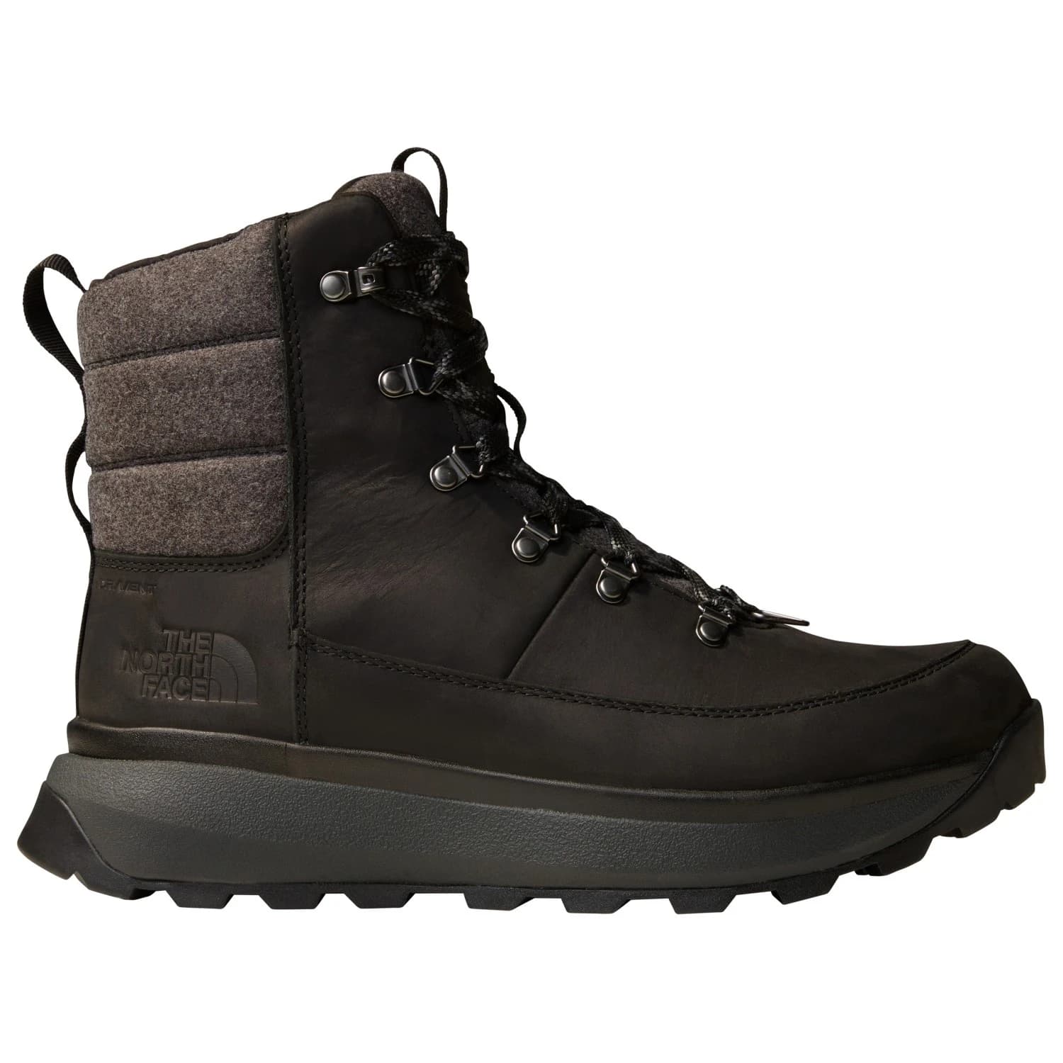 Мъжки зимни ботуши The north face Bergen Leather WP Winter boots - TNF Black / TNF Black
