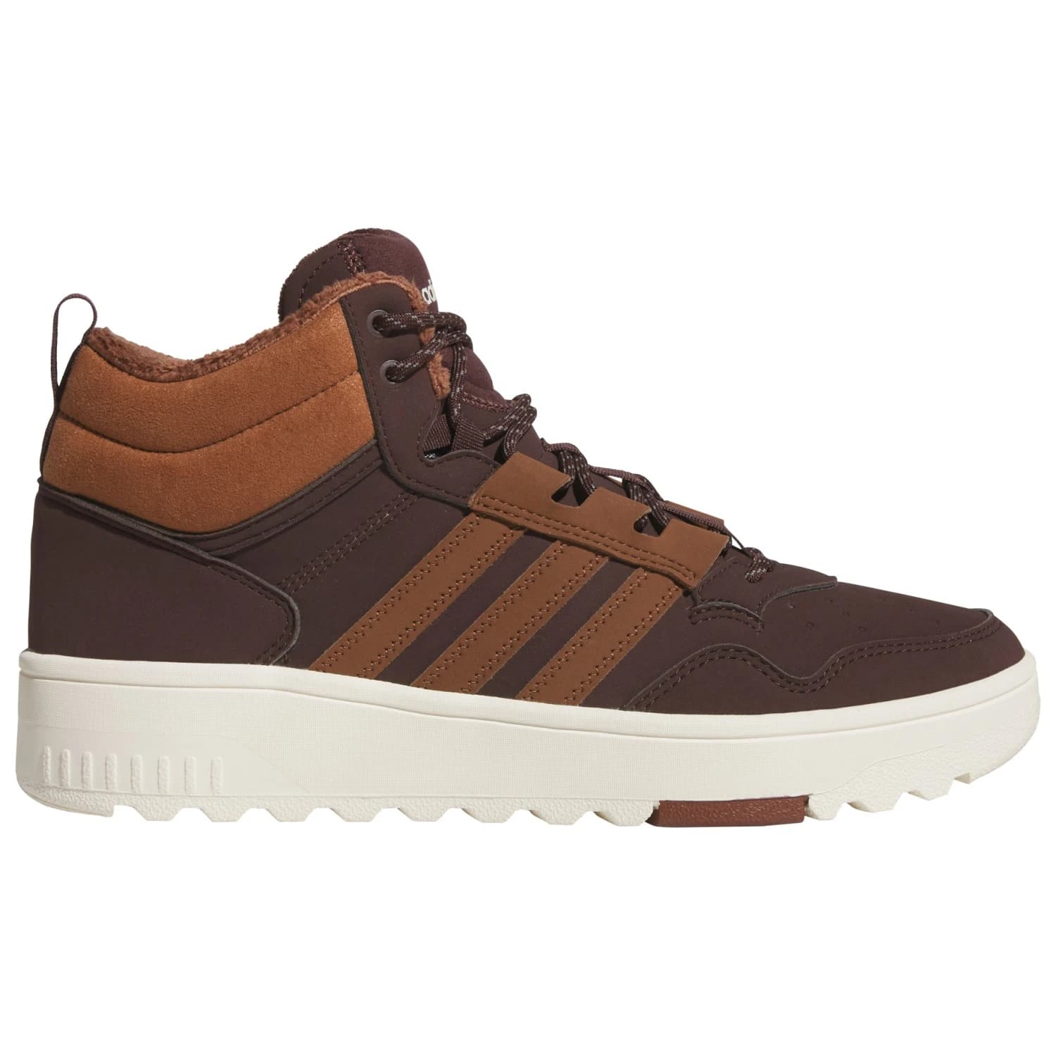 Зимни ботуши adidas Hoops 4.0 Mid Winter boots - Shadow Brown / Supplier Colour / Off White
