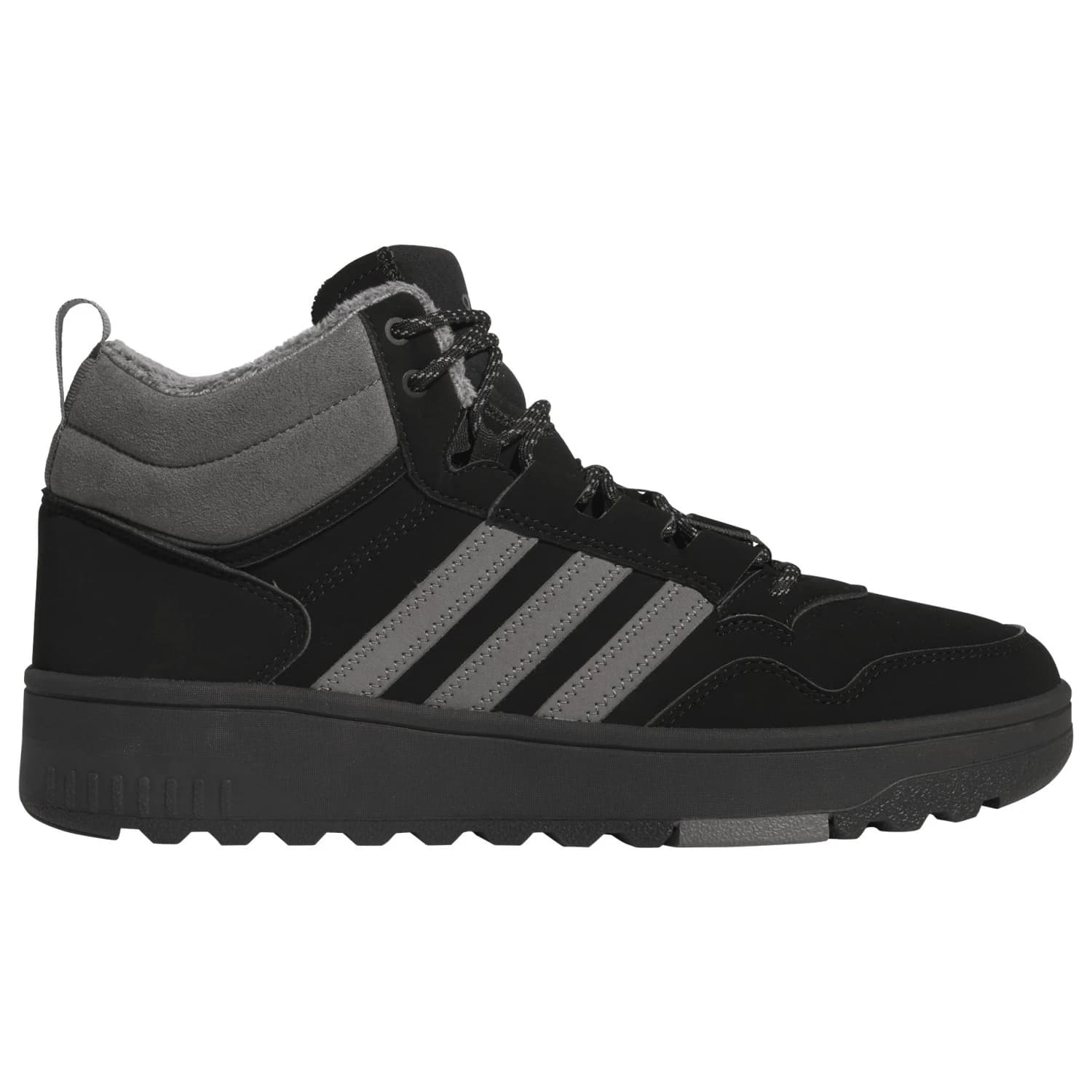 Зимни ботуши adidas Hoops 4.0 Mid Winter boots - Core Black / Grey Four / Core Black