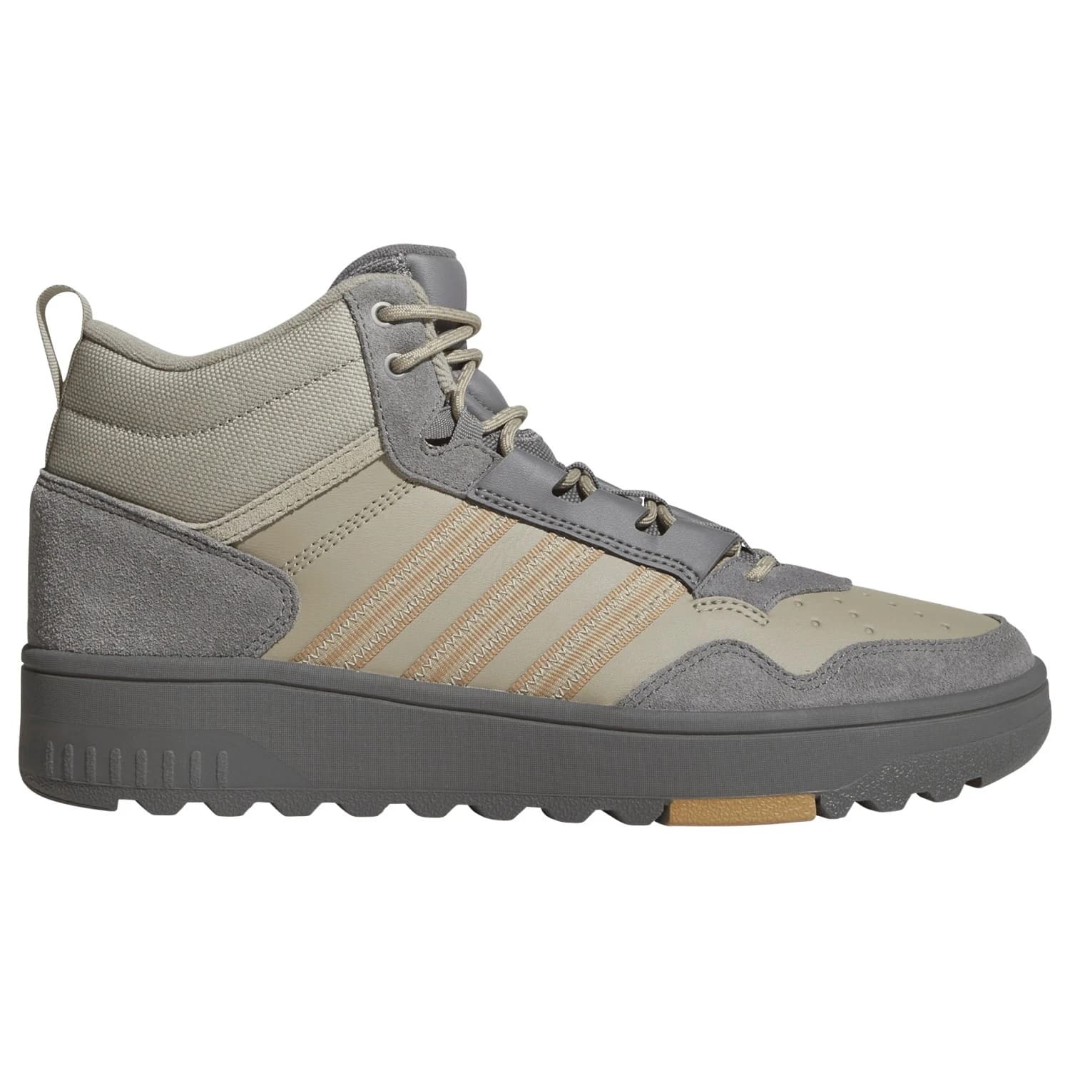 Зимни ботуши adidas Hoops 4.0 Mid Winter boots - Grey Four / Wonder Cargo / Cardboard