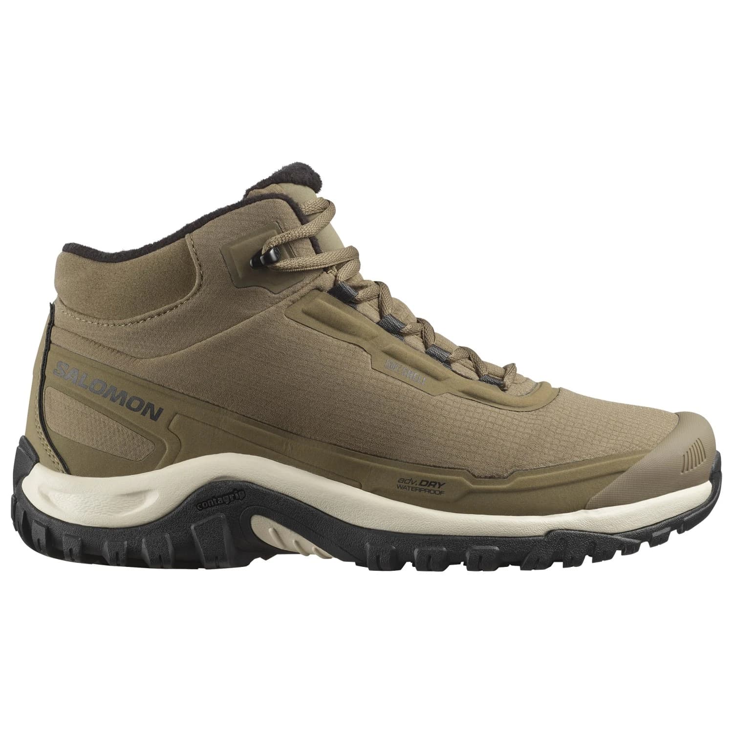 Зимни ботуши Salomon Shelter WP Winter boots - Stone Gray / Black / Rainy Day