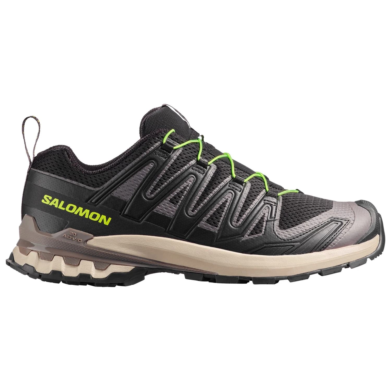 Мъжки мултиспорт обувки Salomon XA Pro 3D V9 Multisport shoes - Black / Dark Gull Gray / Acid Lime