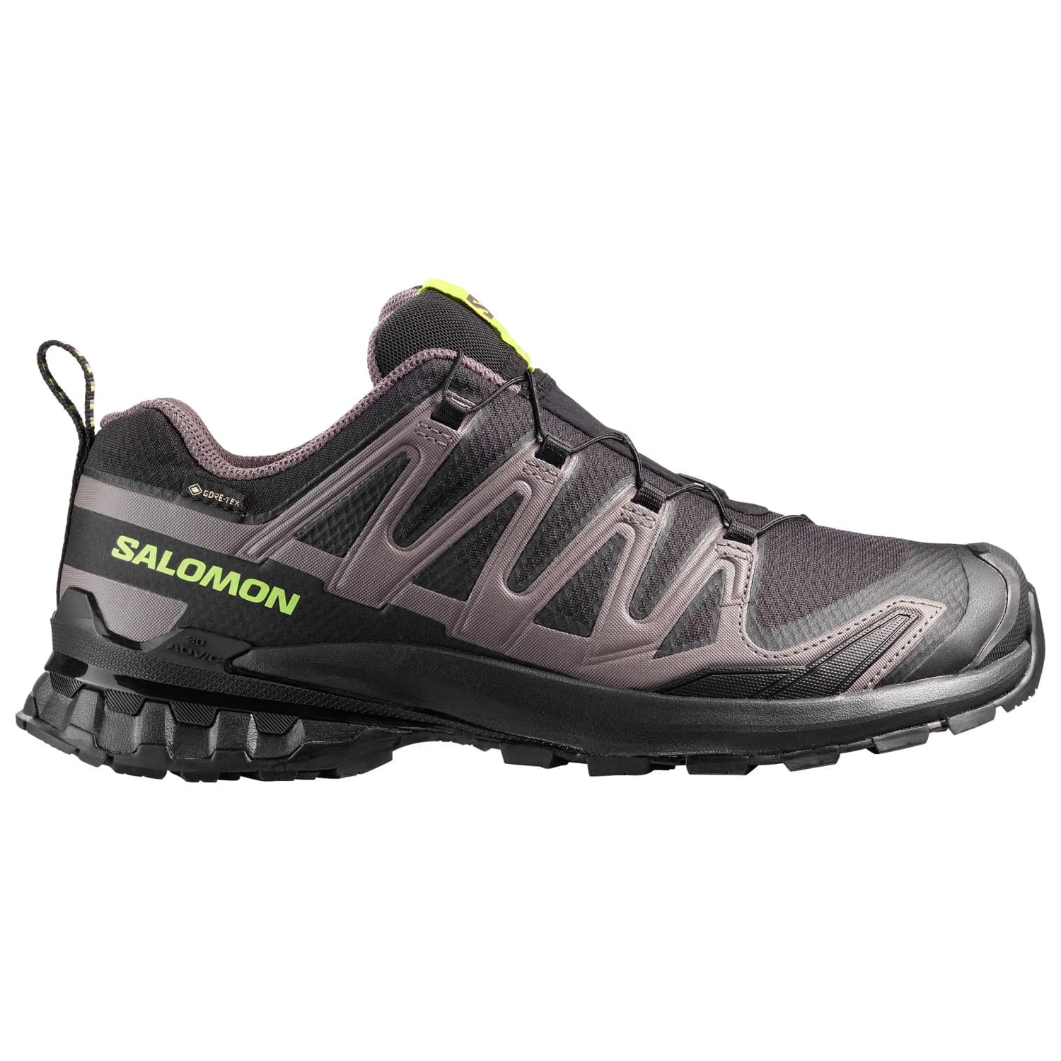 Мъжки мултиспорт обувки Salomon XA Pro 3D V9 GTX Multisport shoes - Black / Dark Gull Gray / Acid Lime