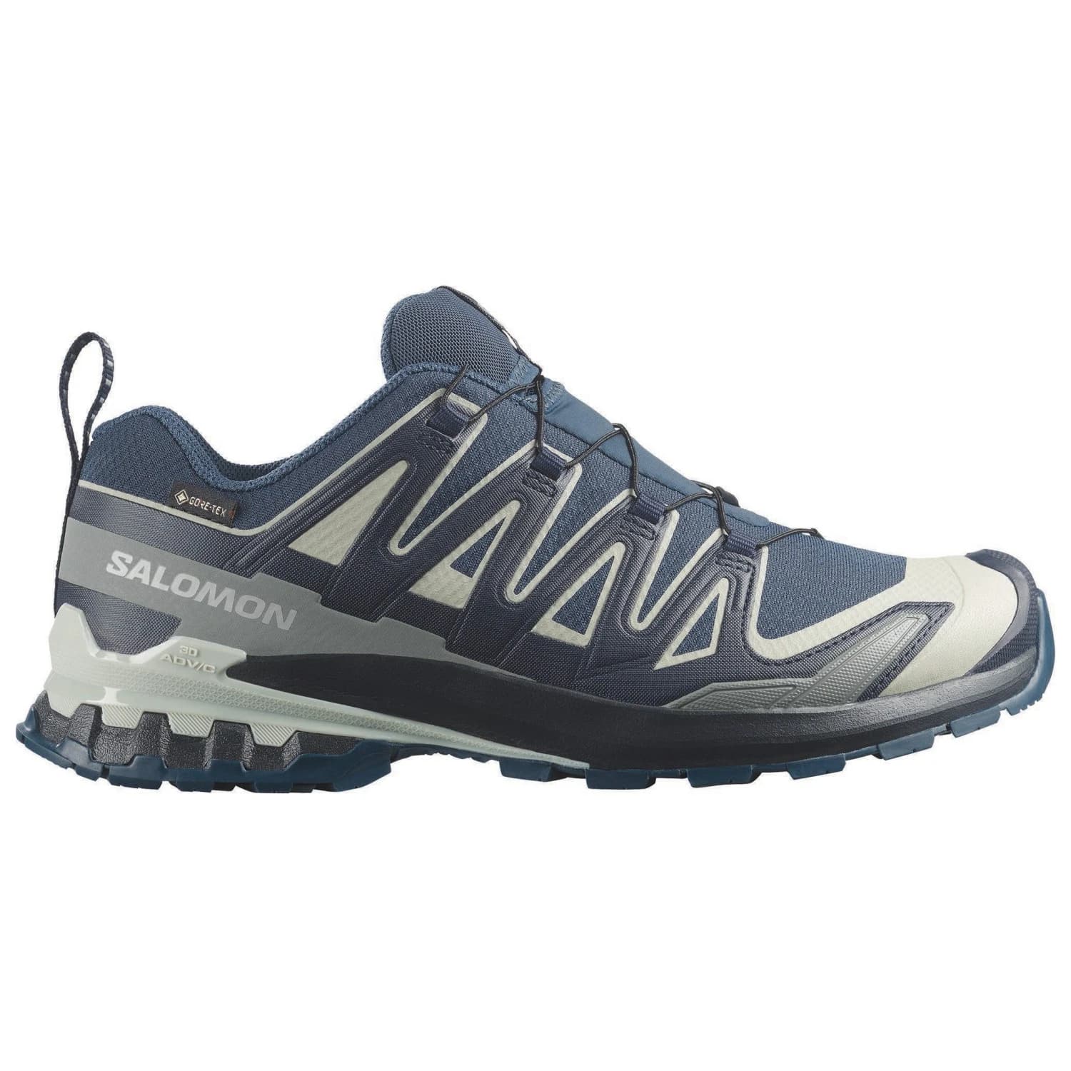 Мъжки мултиспорт обувки Salomon XA Pro 3D V9 GTX Multisport shoes - Spellbound / Maritime Blue / Wrought Iron
