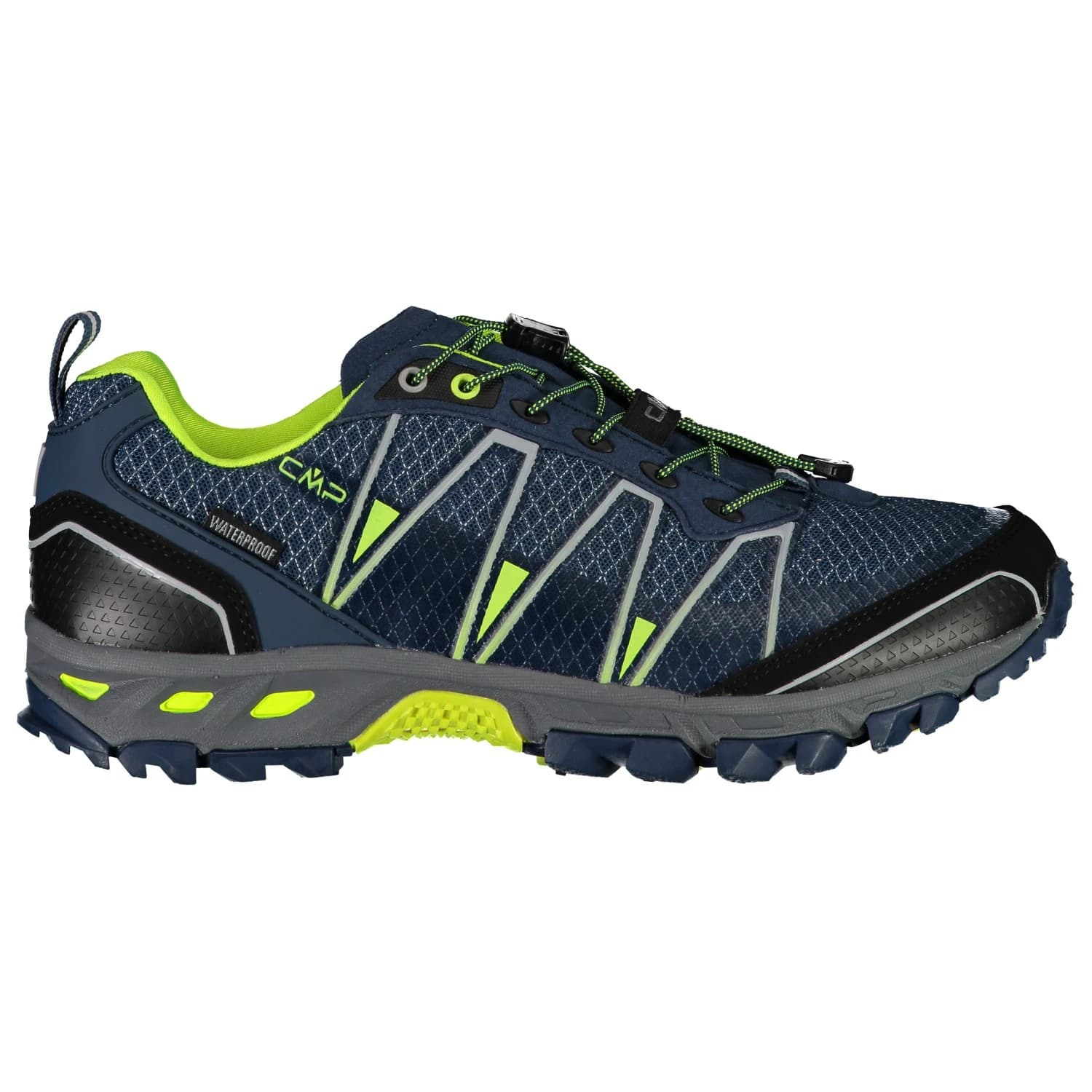 Мъжки мултиспорт обувки CMP Altak Trail Shoes Waterproof Multisport shoes - Blue Ink / Yellow Fluo