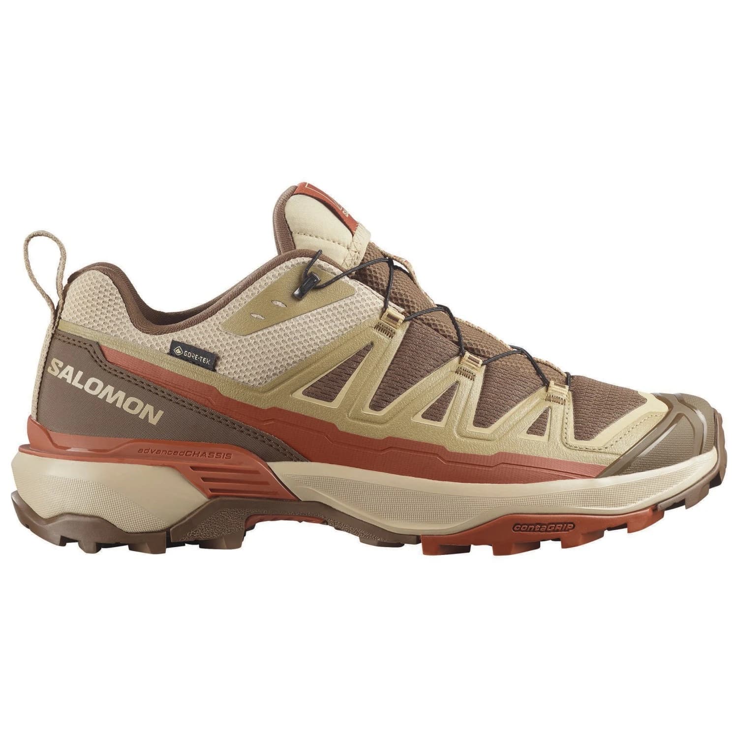 Мъжки мултиспорт обувки Salomon X Ultra 360 Edge GTX Multisport shoes - Dark Earth / Safari / Arabian Spice