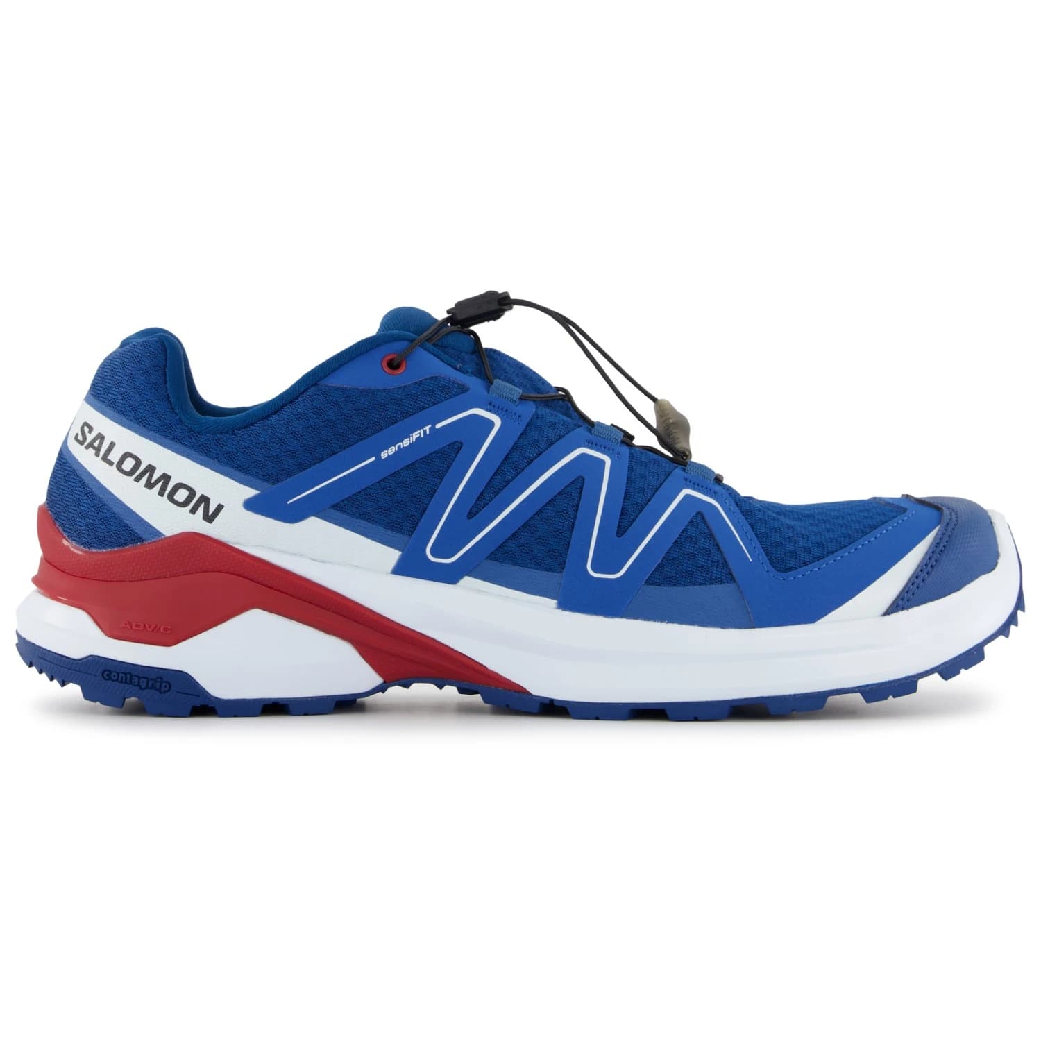 Мъжки мултиспорт обувки Salomon Examotion Multisport shoes - Poseidon / Dark Blue / Biking Red