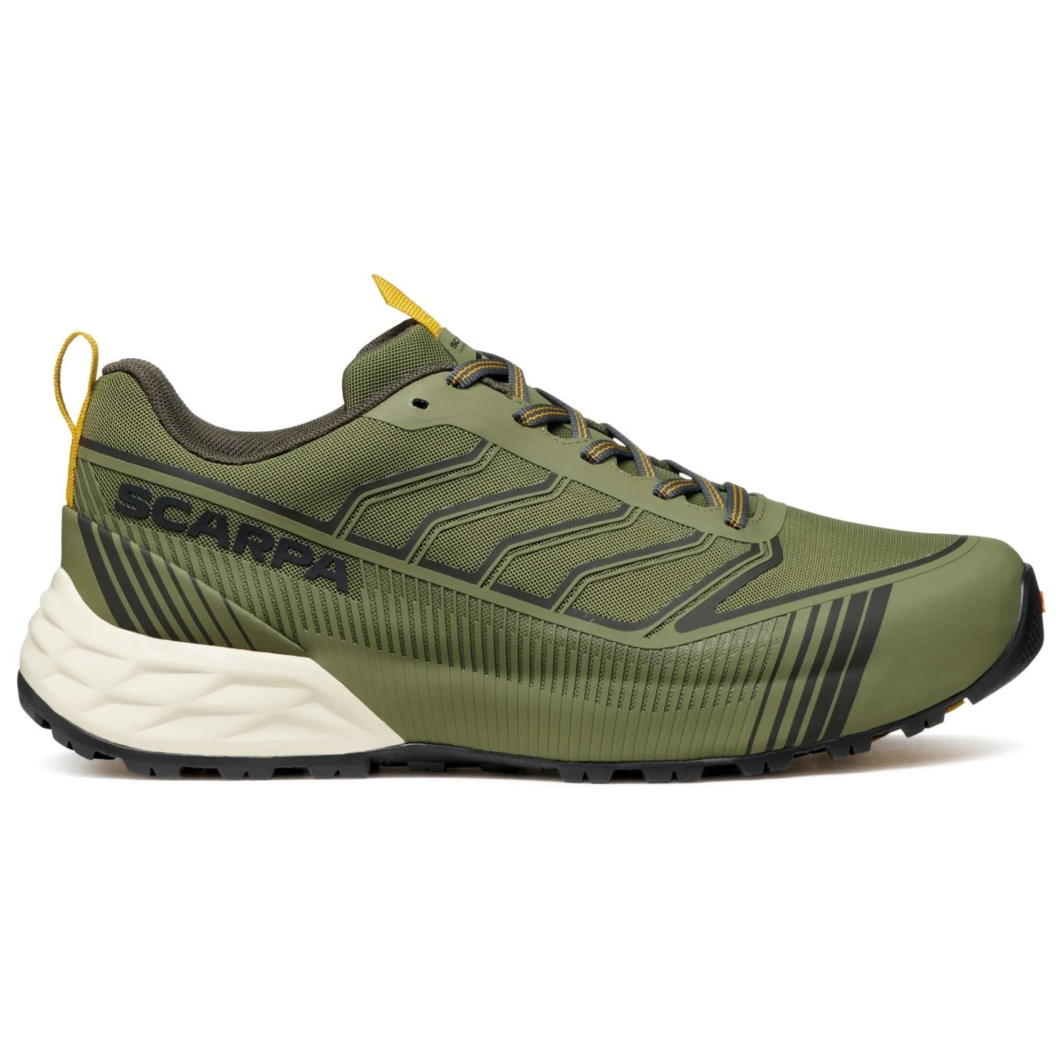 Мъжки мултиспорт обувки Scarpa Ribelle Run LT Waterproof Multisport shoes - Olive / Lemon Curry