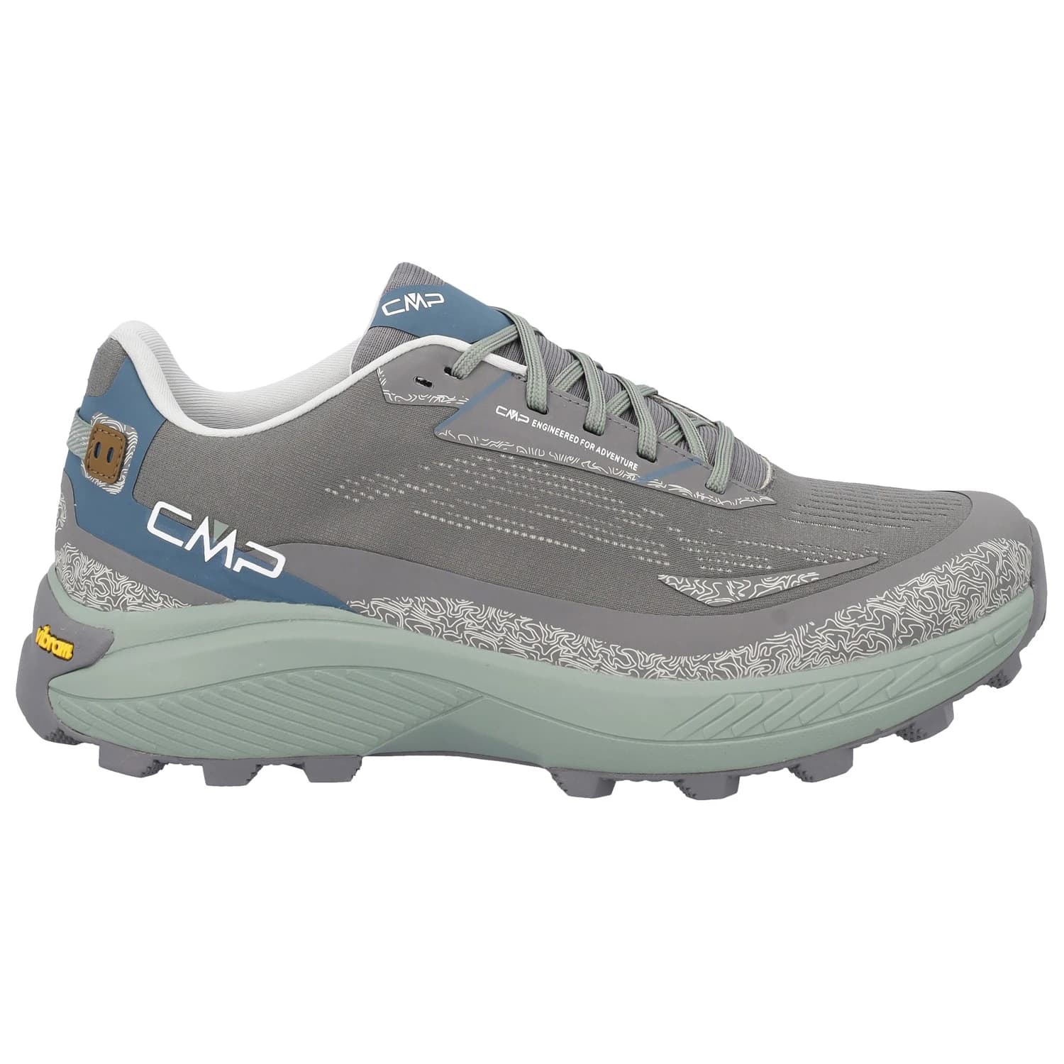 Мъжки мултиспорт обувки CMP Lybrah Fast Hiking Shoes 3Q39487 Multisport shoes - Grey / Green Tea