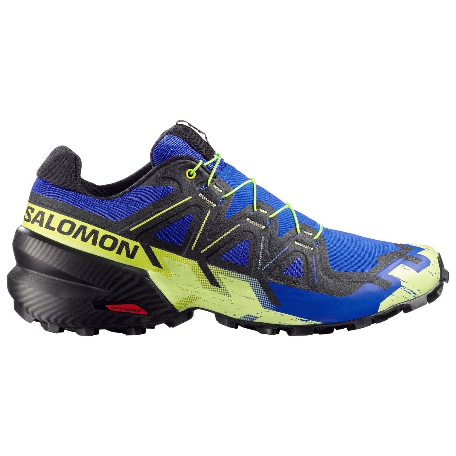 Мъжки маратонки Salomon Speedcross 6 Trail running shoes - Bluing / Black / Acid Lime
