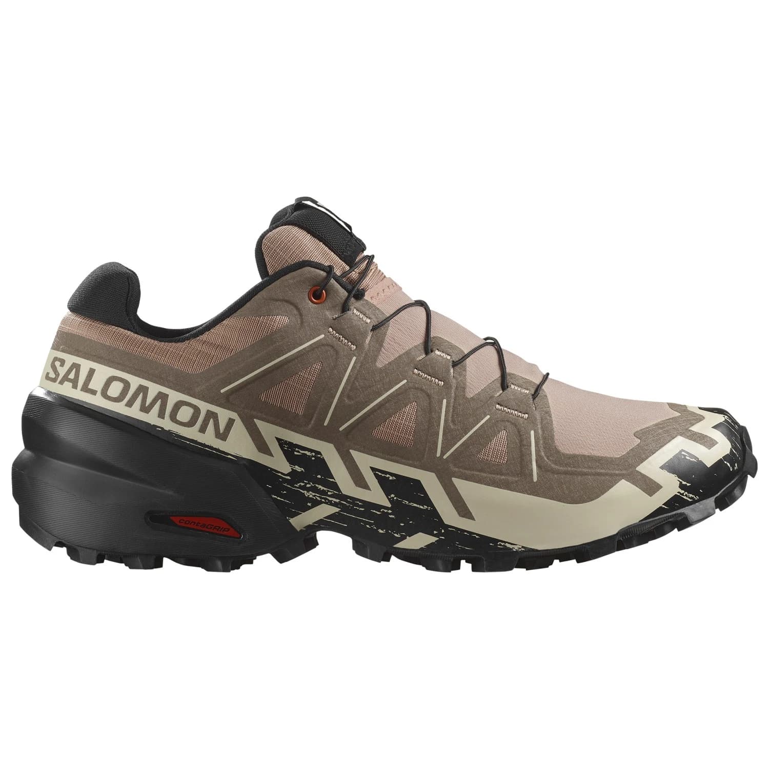 Мъжки маратонки Salomon Speedcross 6 Trail running shoes - Natural / Black / Almond Milk