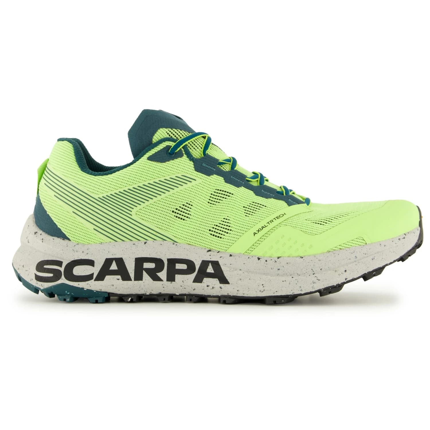 Мъжки маратонки Scarpa Spin Planet Trail running shoes - Sunny Green / Petrol