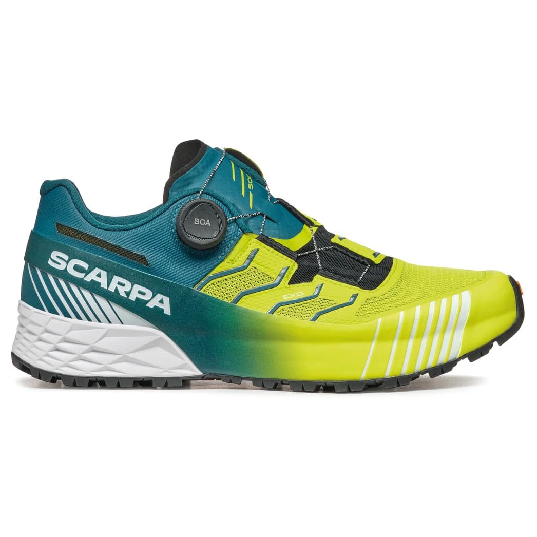 Мъжки маратонки Scarpa Ribelle Run Kalibra HT Trail running shoes - Lime Green / Deep Lagoon