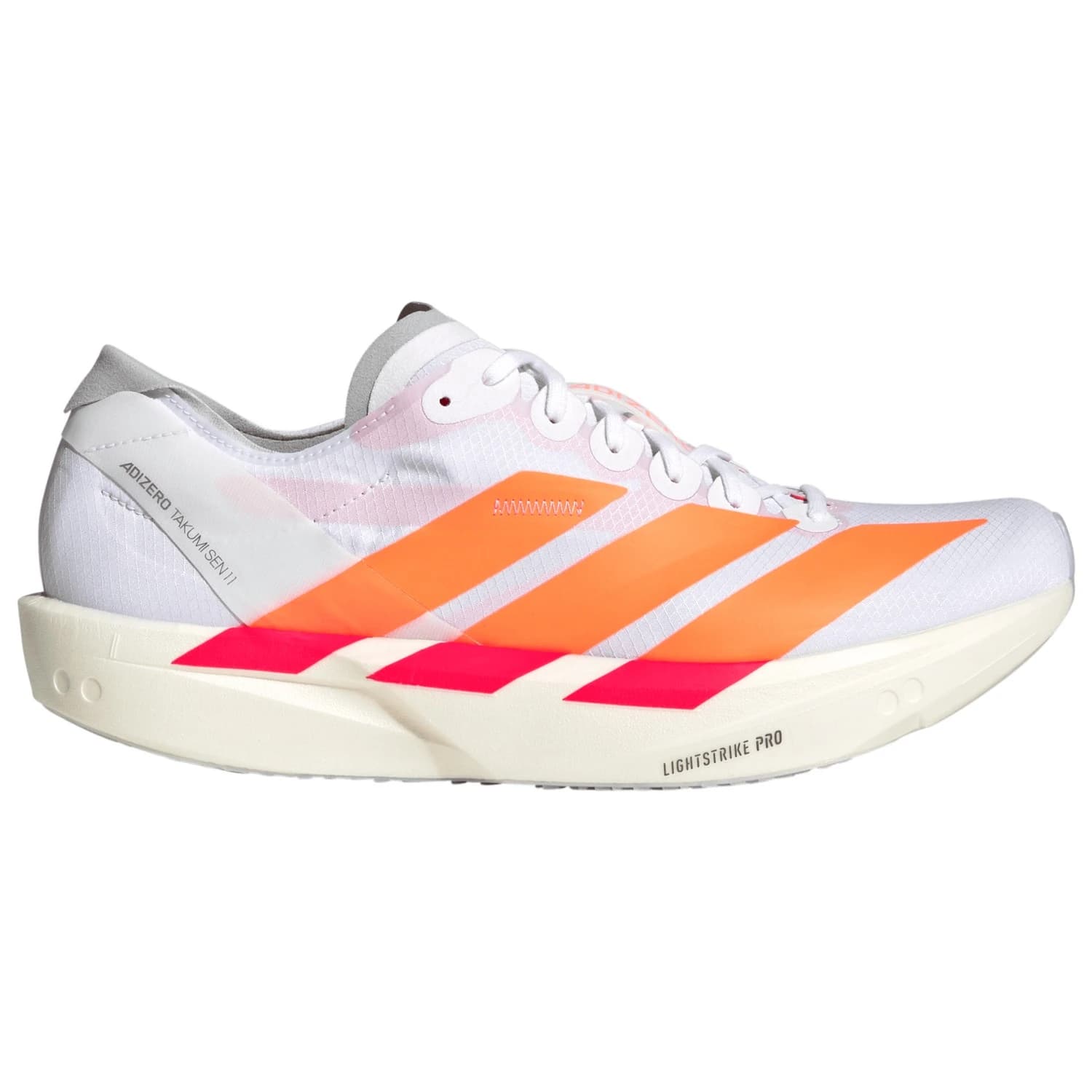Мъжки маратонки Adidas Adizero Takumi Sen 11 Running shoes - FTWR White / Lucid Orange / Lucid Red