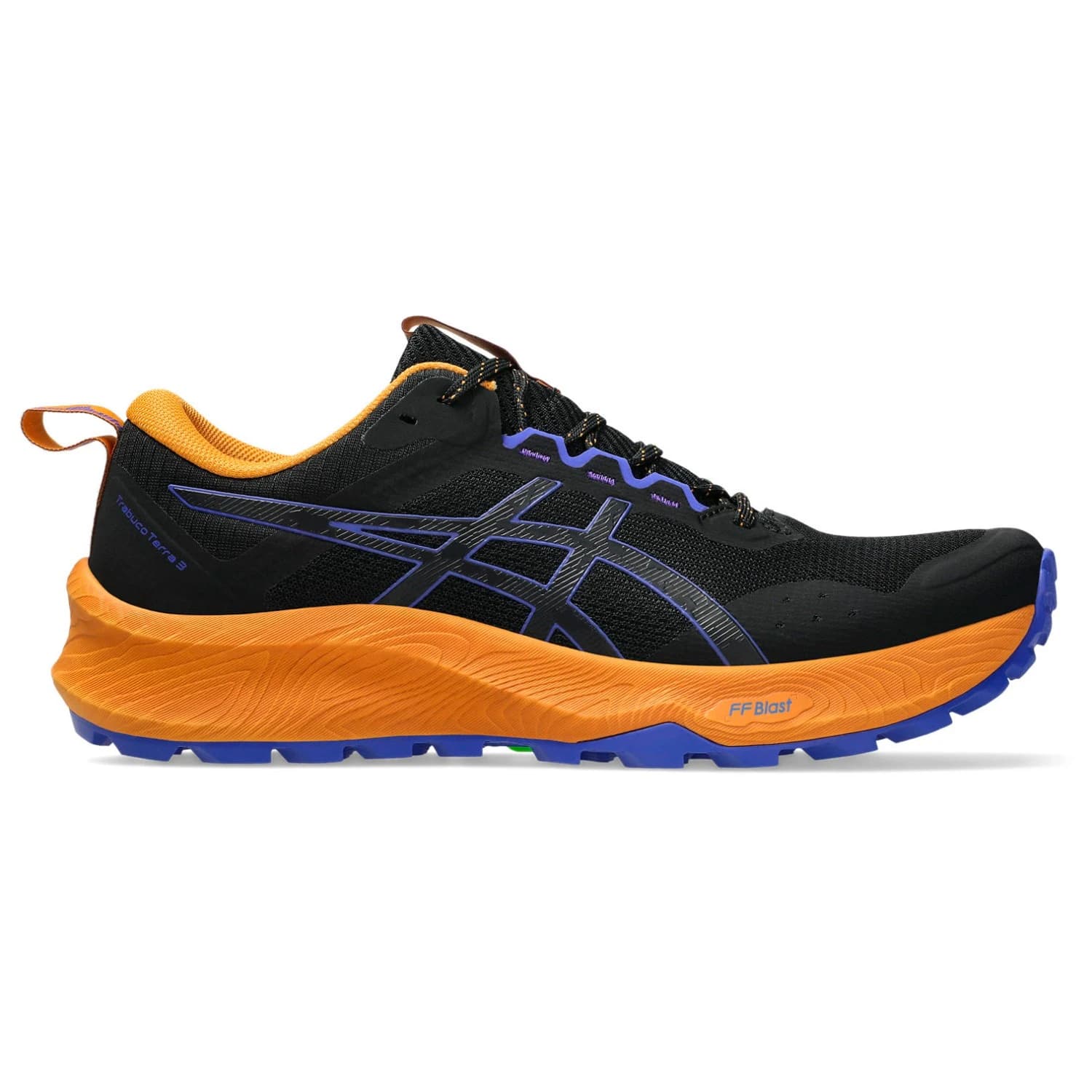 Мъжки маратонки Asics Trabuco Terra 3 Trail running shoes - Black / Cobalt Burst
