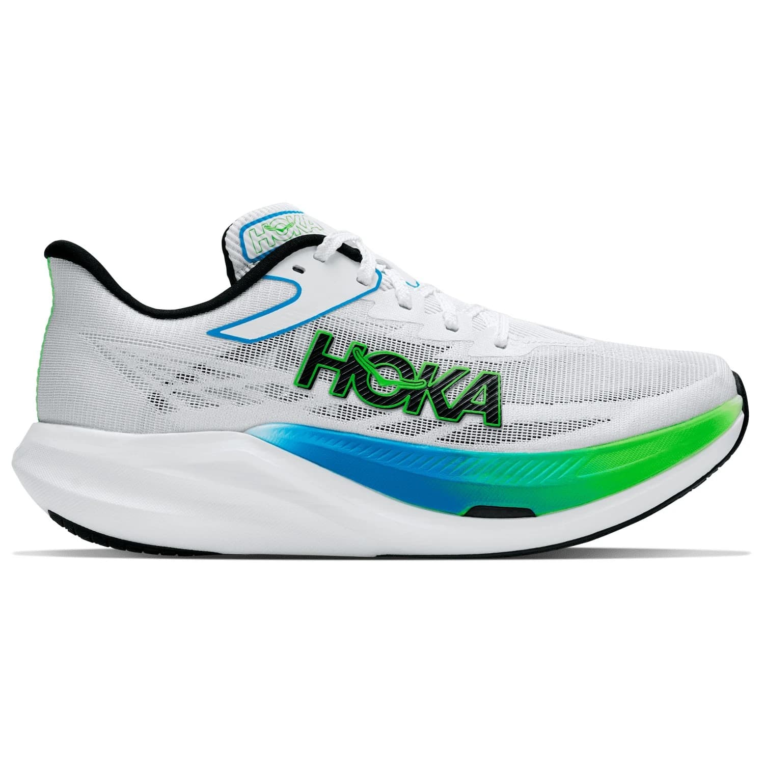 Маратонки HOKA Rocket X 3 Running shoes - Frost / Electric Lime