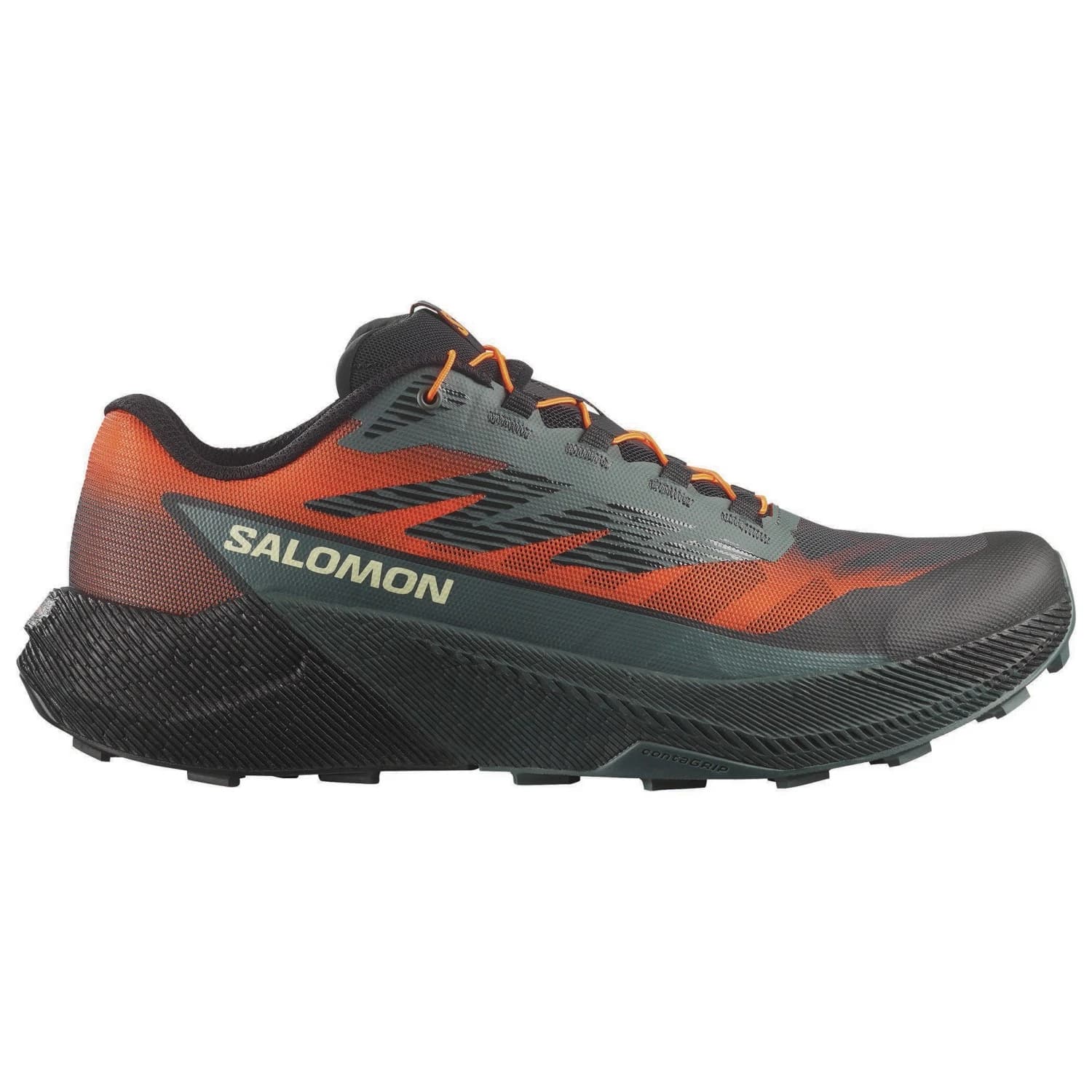 Мъжки маратонки Salomon Pulsar Quiver Trail running shoes - Urban Chic / Shocking Orange / Lime Cream