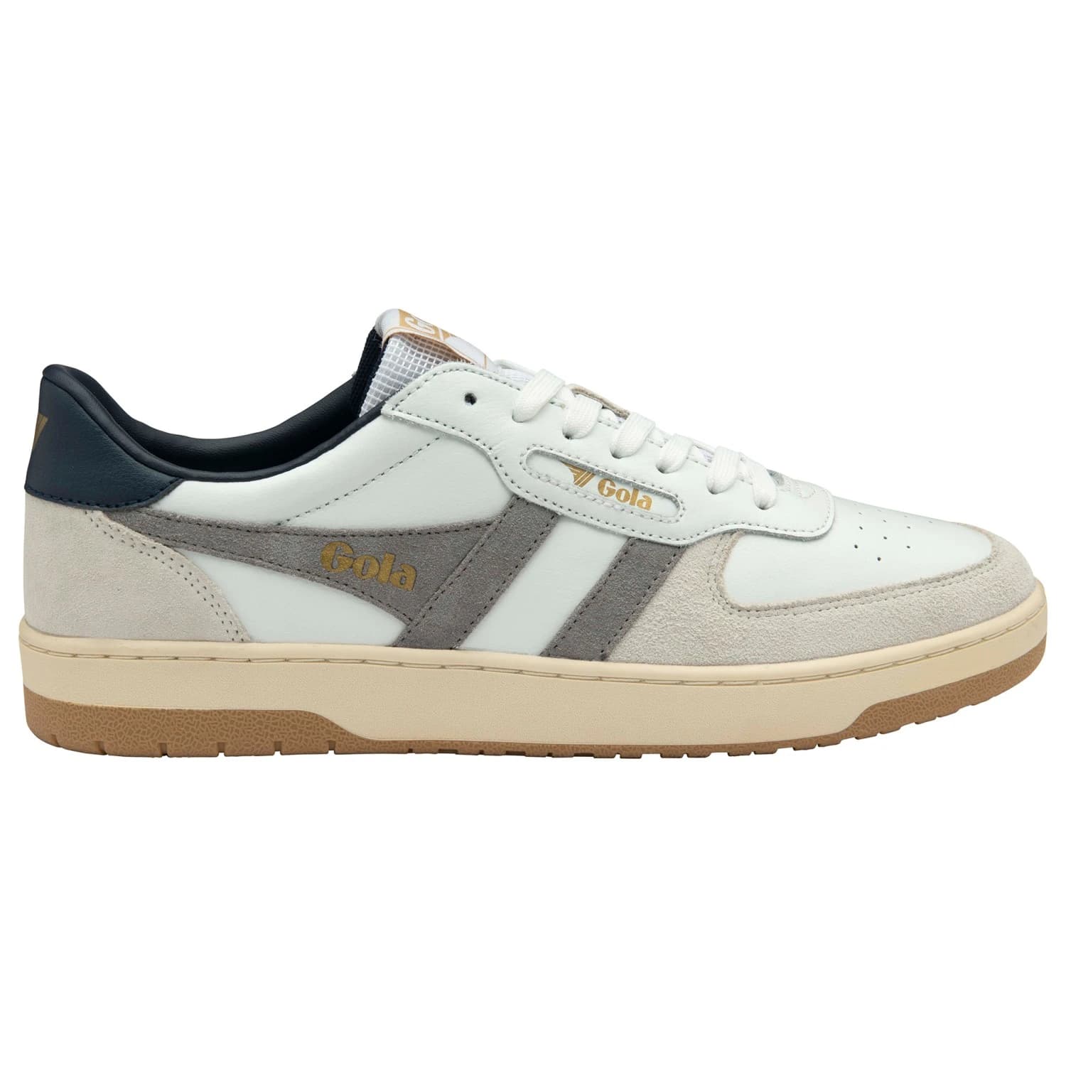 Мъжки маратонки Gola Hawk Sneakers - White / Cement / Navy
