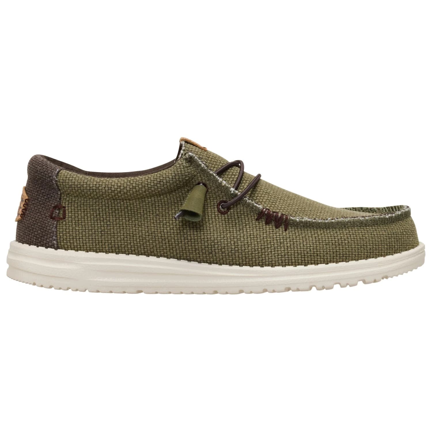 Мъжки маратонки HeyDude Wally Braided Sneakers - Burnt Olive / Delicioso Brown