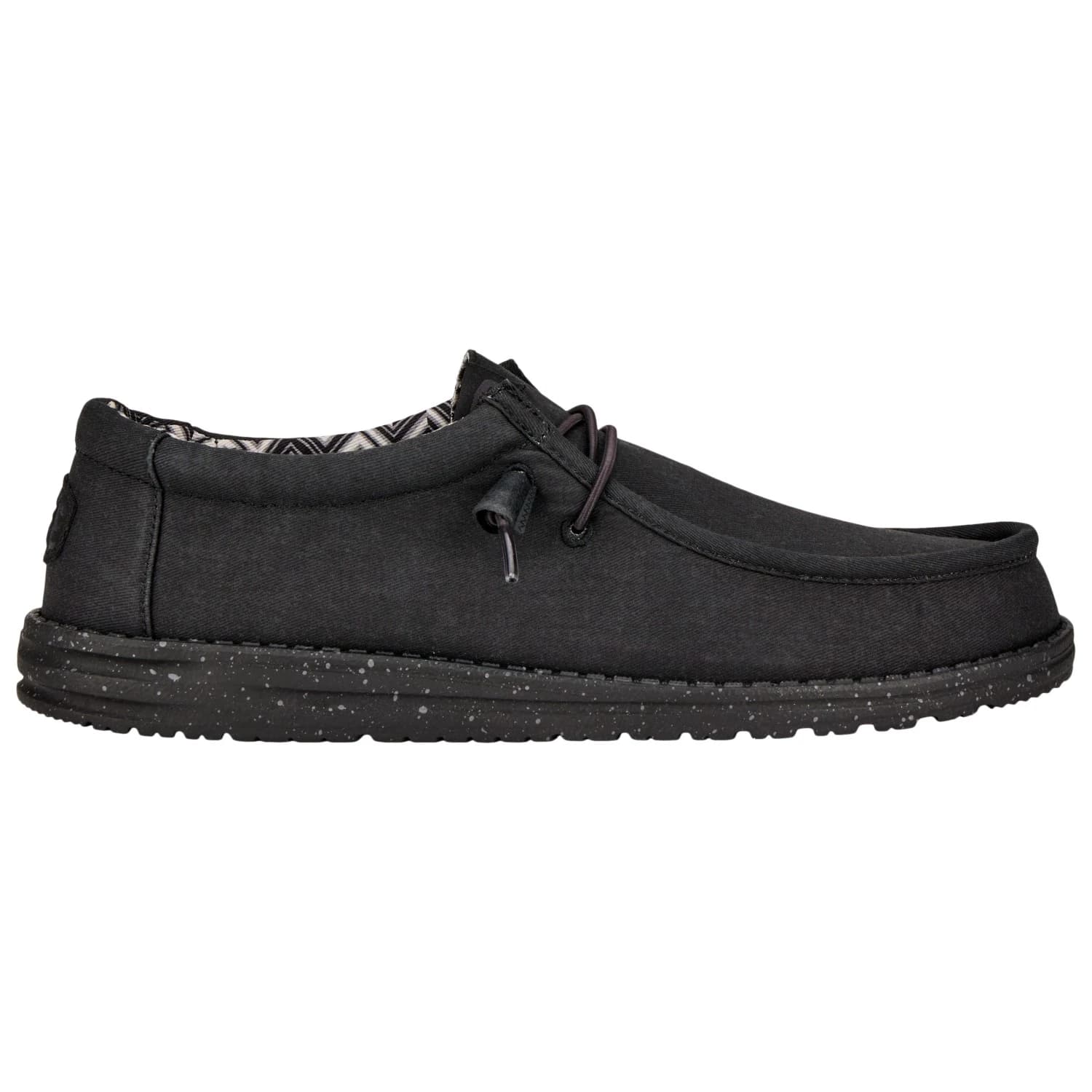 Мъжки маратонки HeyDude Wally Canvas Sneakers - Black / Black